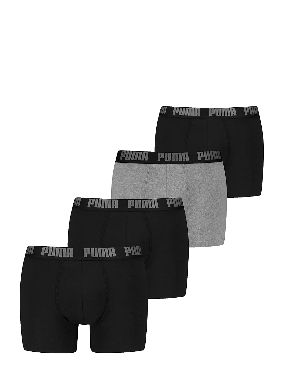 PUMA - PUMA MEN EVERYDAY BOXER 4P ECOM - boxershorts - black / grey - 0
