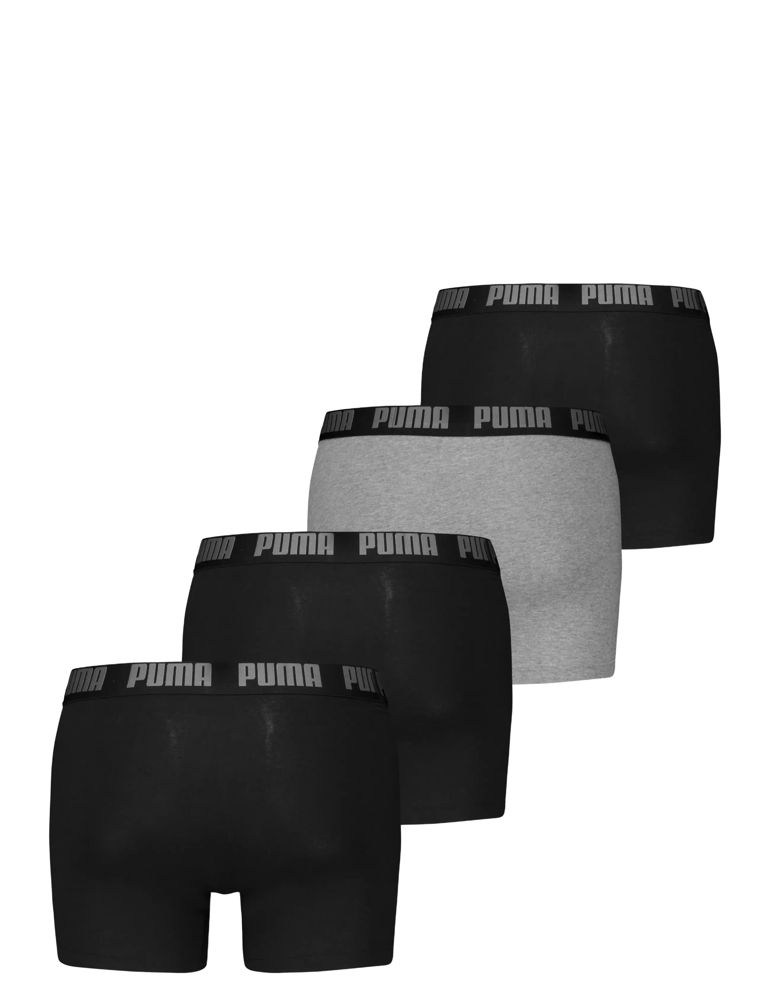 PUMA - PUMA MEN EVERYDAY BOXER 4P ECOM - boxershorts - black / grey - 1