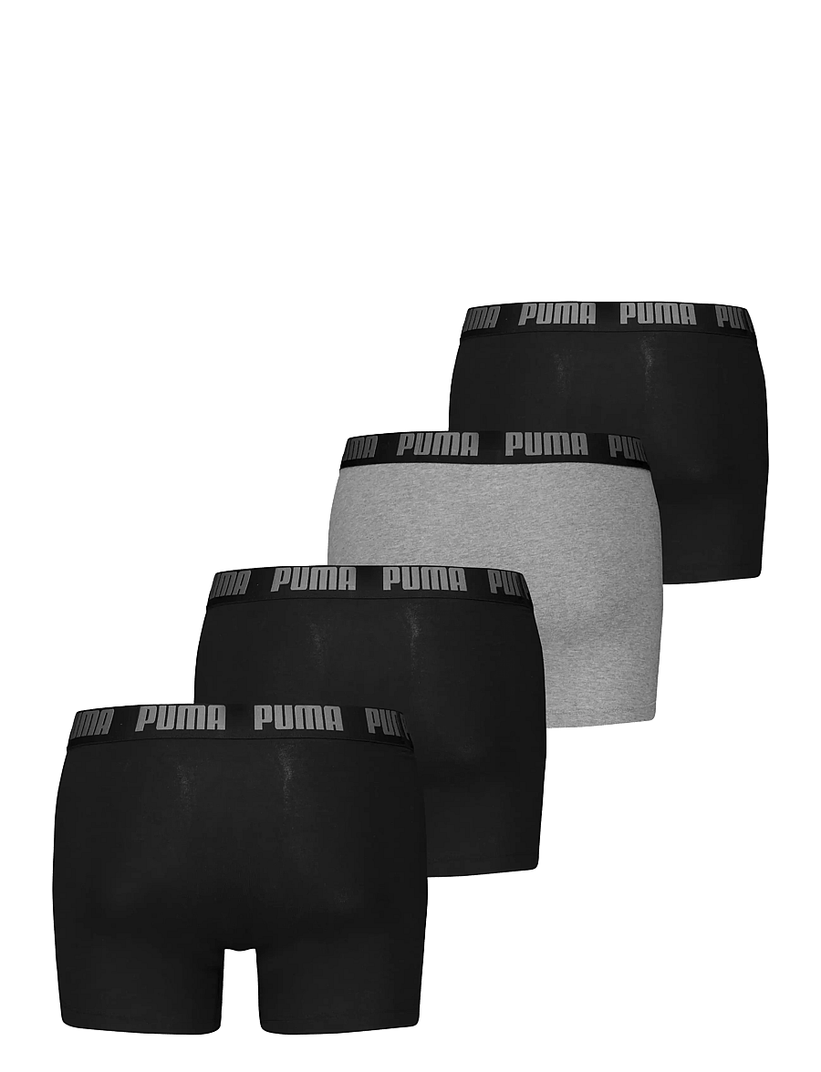 PUMA - PUMA MEN EVERYDAY BOXER 4P ECOM - boxershorts - black / grey - 1