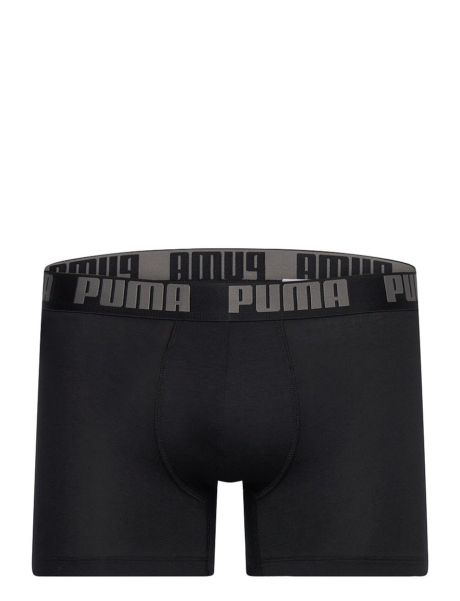 PUMA - PUMA MEN EVERYDAY BOXER 4P ECOM - boxerkalsonger - black / grey - 2