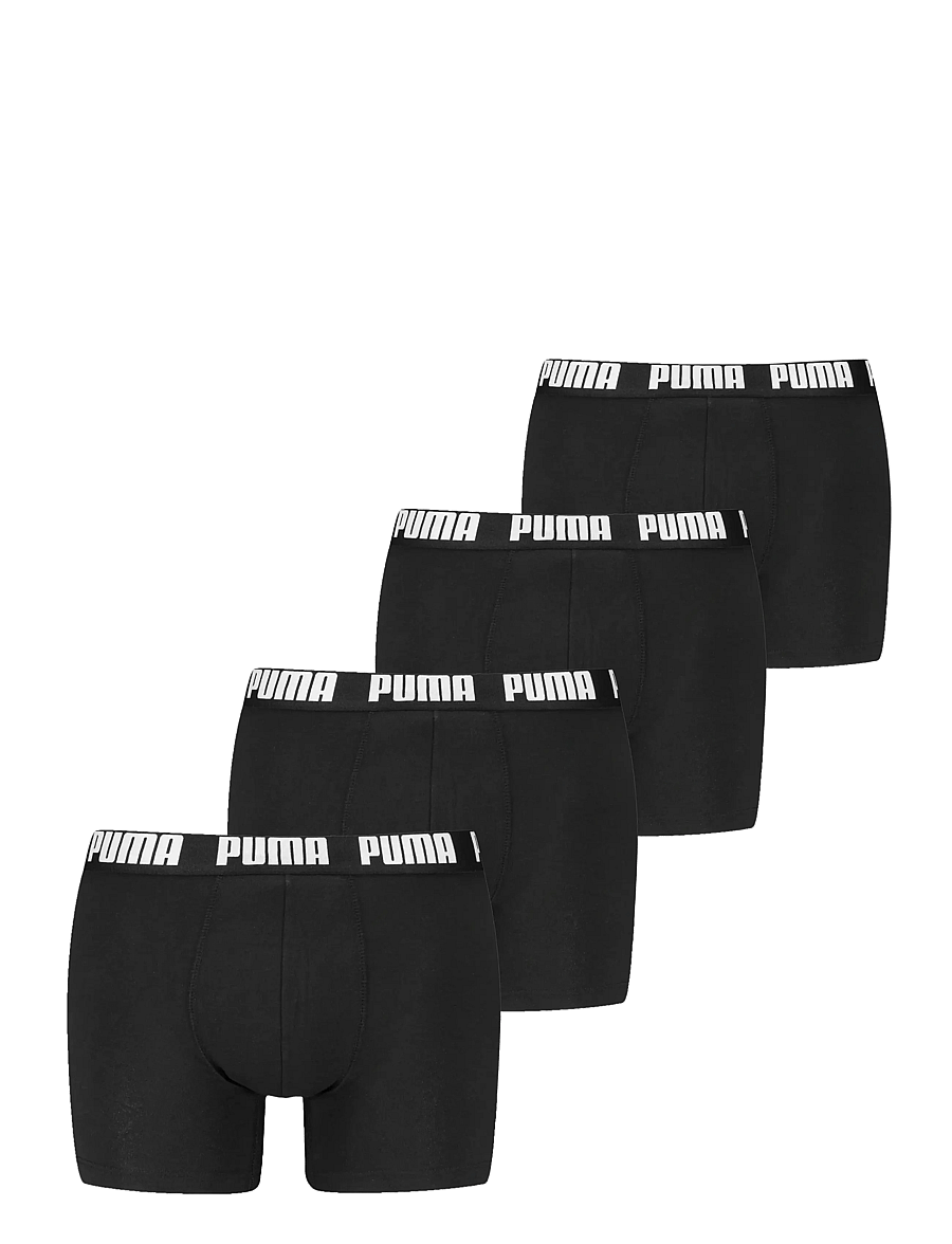 PUMA - PUMA MEN EVERYDAY BOXER 4P ECOM - boxer-nærföt - black / white - 0