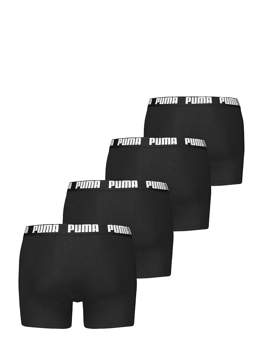PUMA - PUMA MEN EVERYDAY BOXER 4P ECOM - boxer-nærföt - black / white - 1