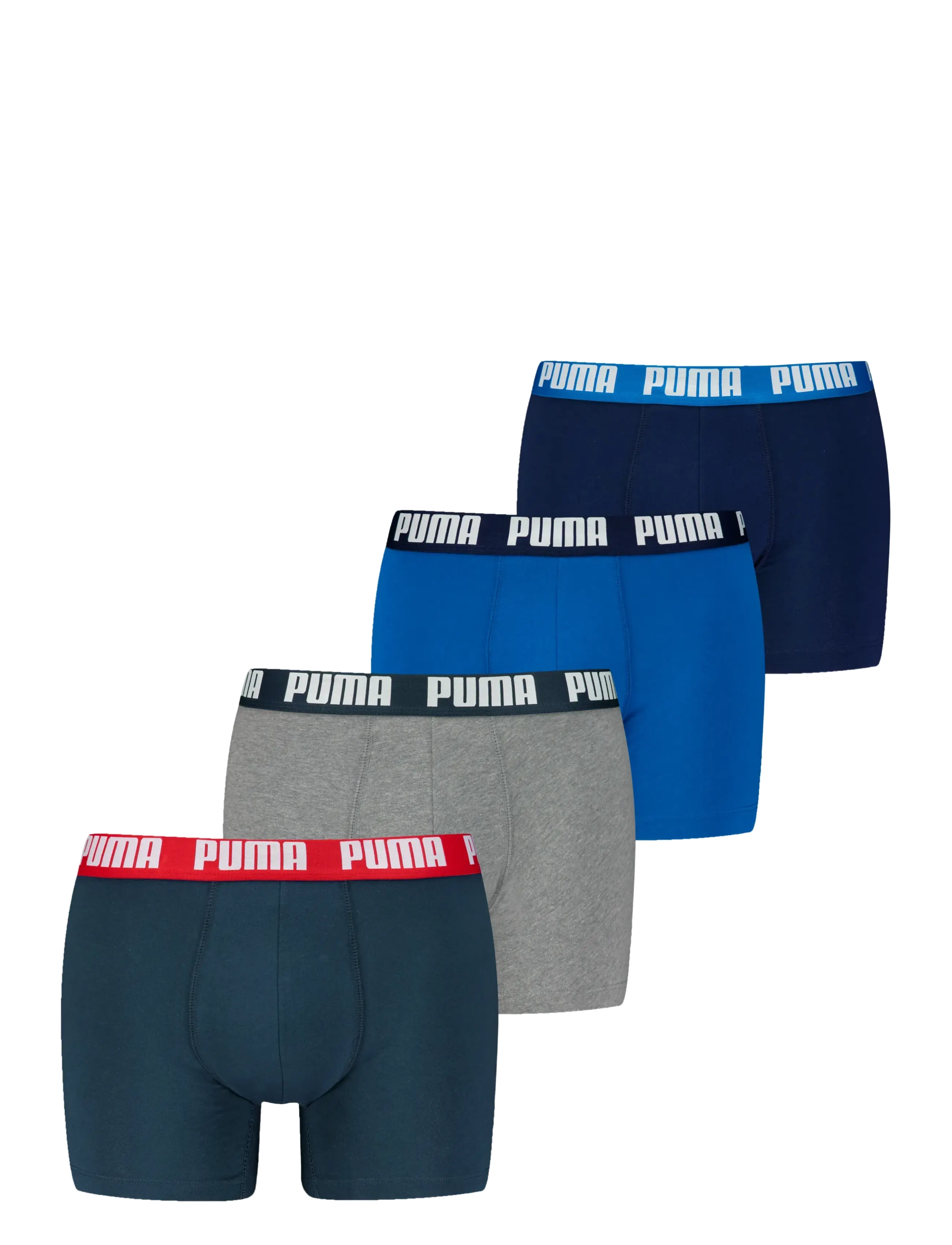 PUMA Men Everyday Boxer 4P Ecom, S, Sport, Blau - Boxers, Männerswear