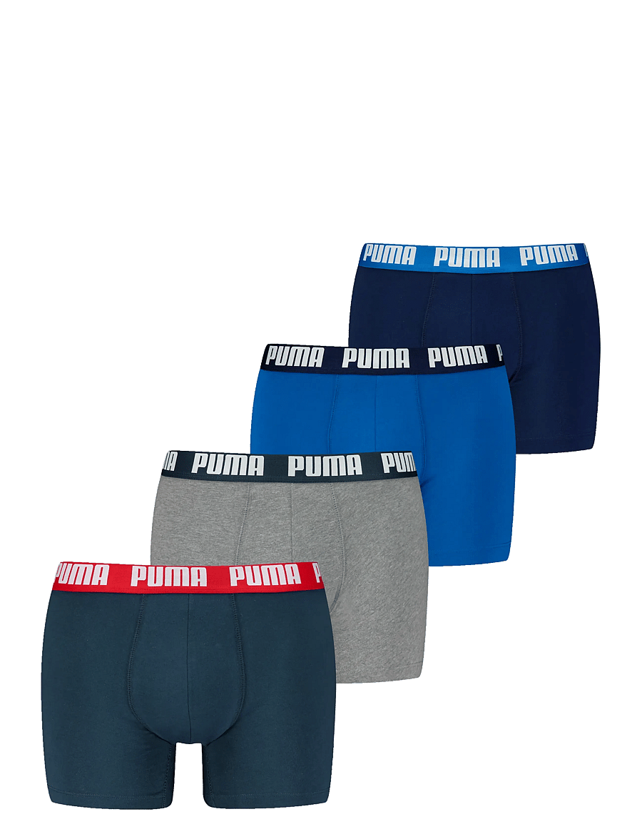 PUMA - PUMA MEN EVERYDAY BOXER 4P ECOM - bokserid - blue combo - 0