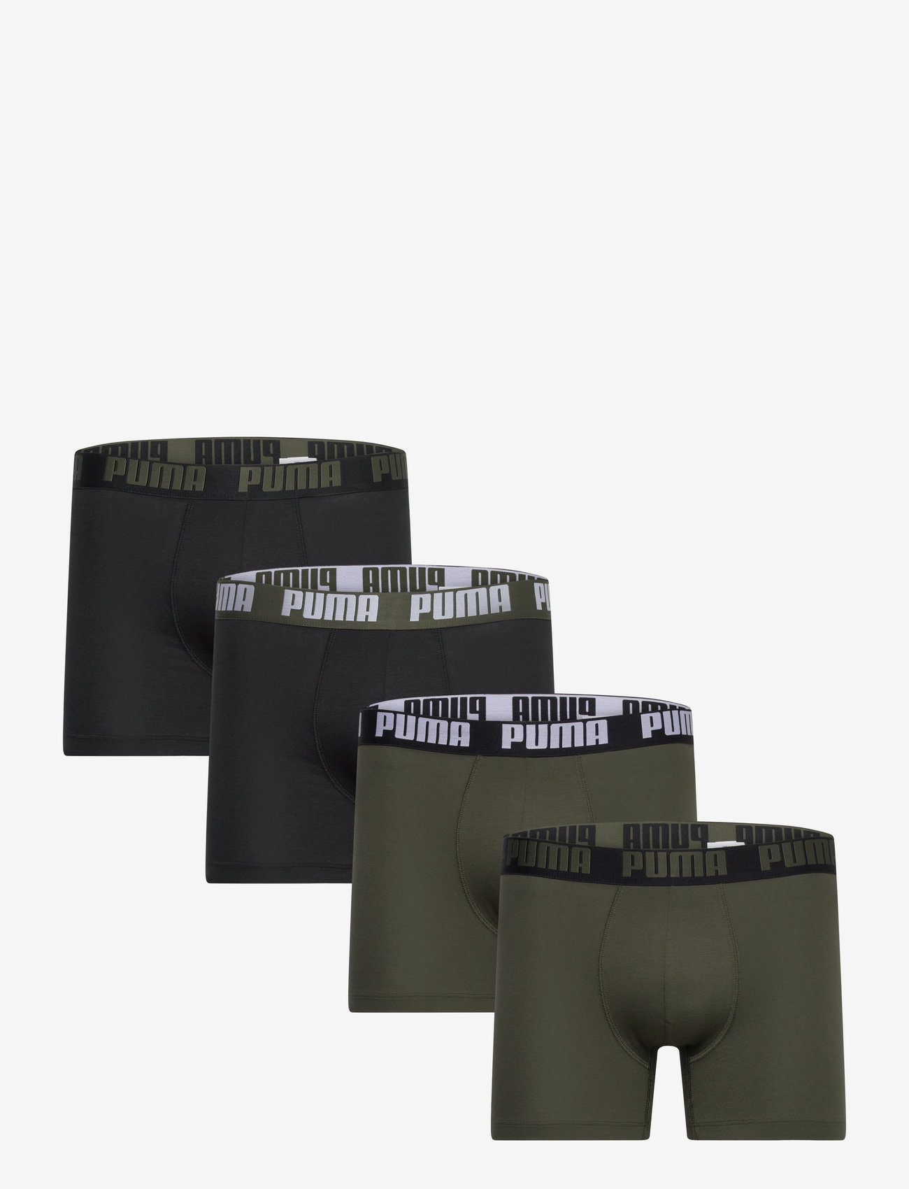 PUMA - PUMA MEN EVERYDAY BOXER 4P ECOM - boxer briefs - forest night combo - 0