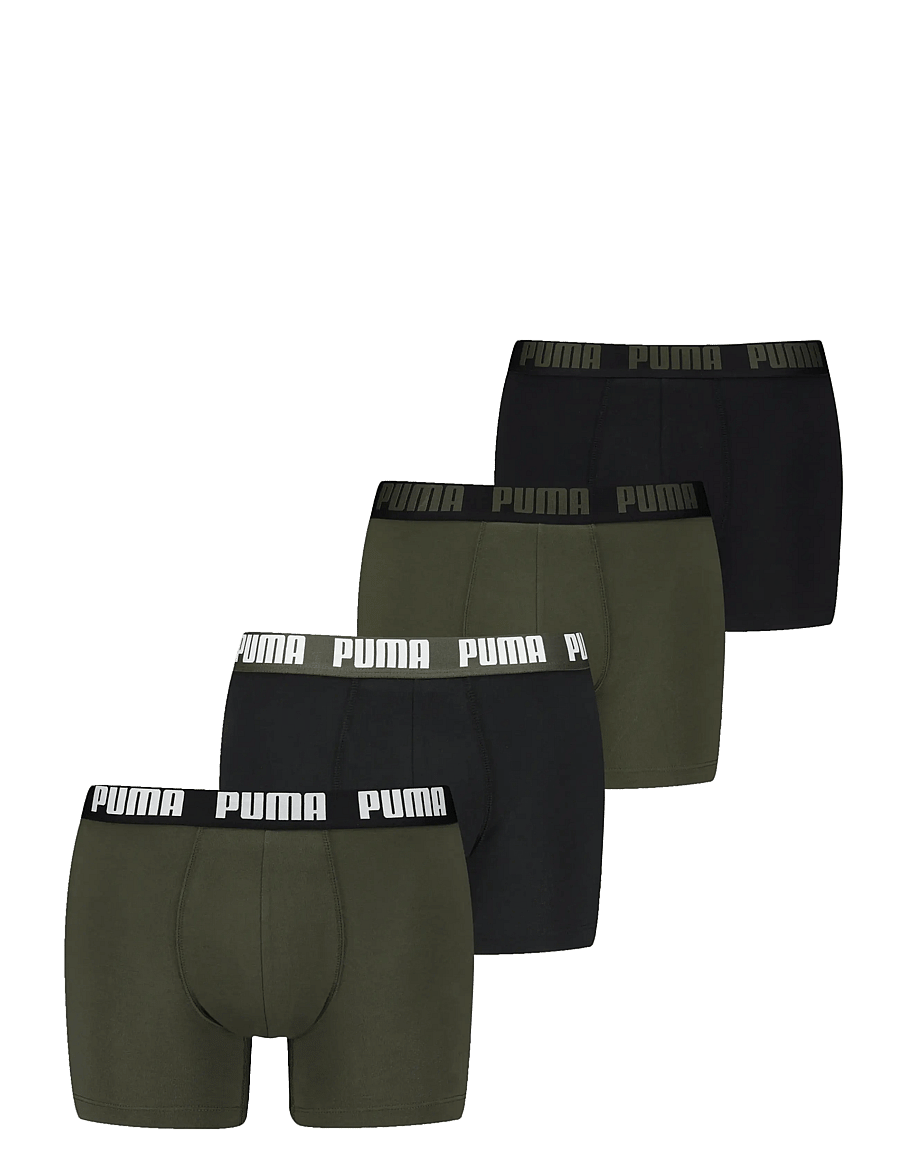 PUMA - PUMA MEN EVERYDAY BOXER 4P ECOM - Šortukai - forest night combo - 0