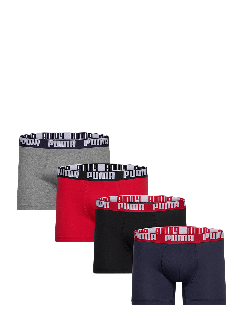 PUMA - PUMA MEN EVERYDAY BOXER 4P ECOM - boxer briefs - red combo - 0