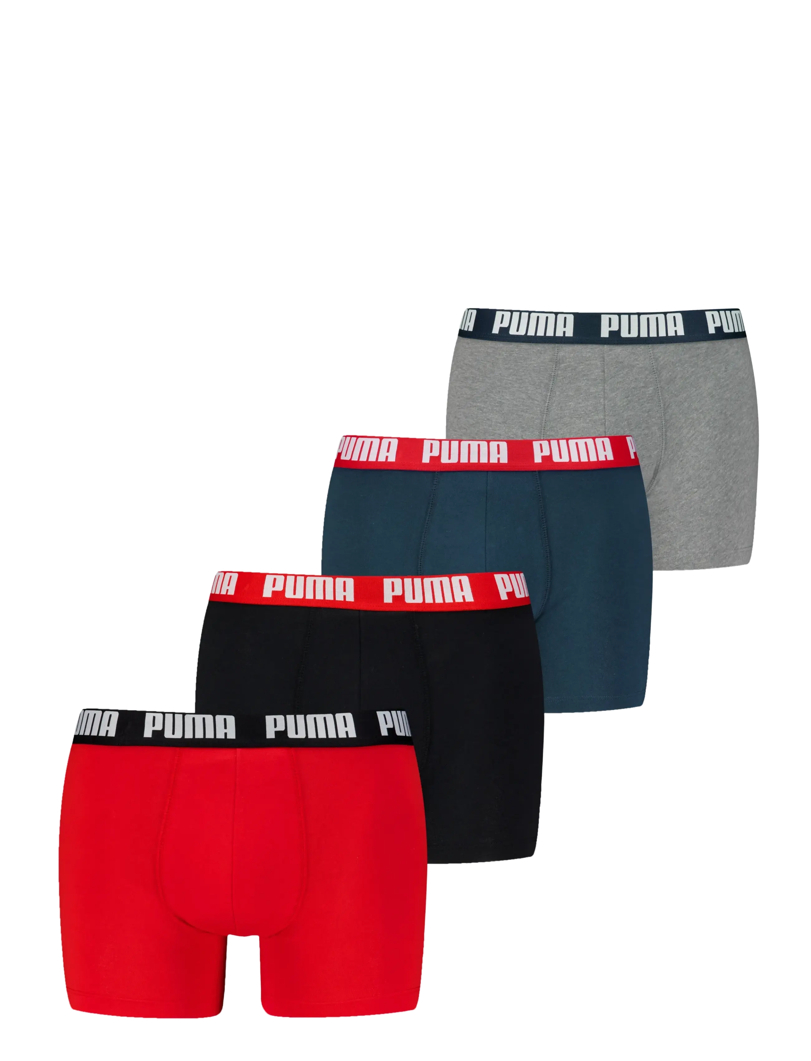 PUMA PUMA MEN EVERYDAY BOXER 4P ECOM - Bestsellers Sport - RED COMBO / multi