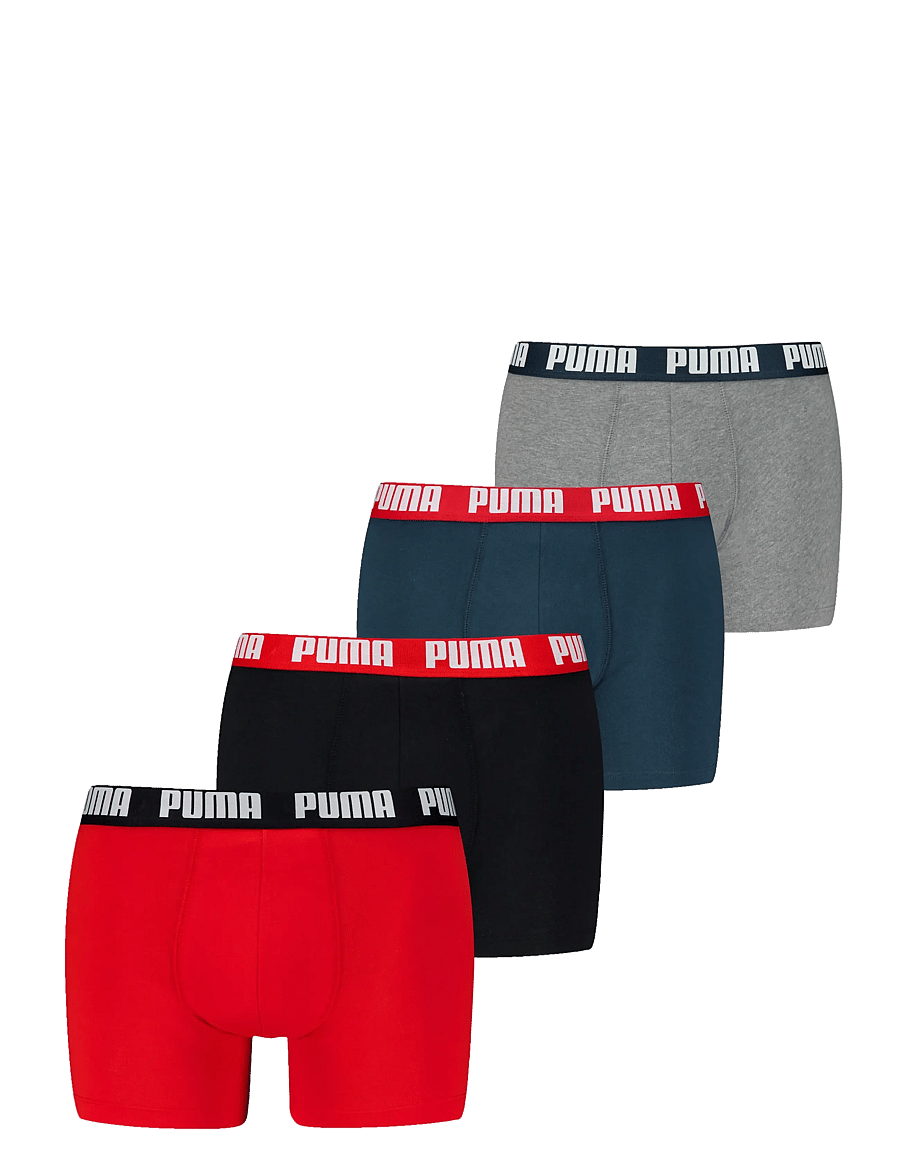 PUMA - PUMA MEN EVERYDAY BOXER 4P ECOM - boxers - red combo - 0