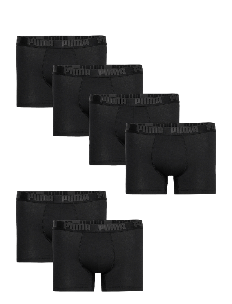 PUMA - PUMA MEN EVERYDAY BOXER 6P ECOM - boxerkalsonger - black / black - 0