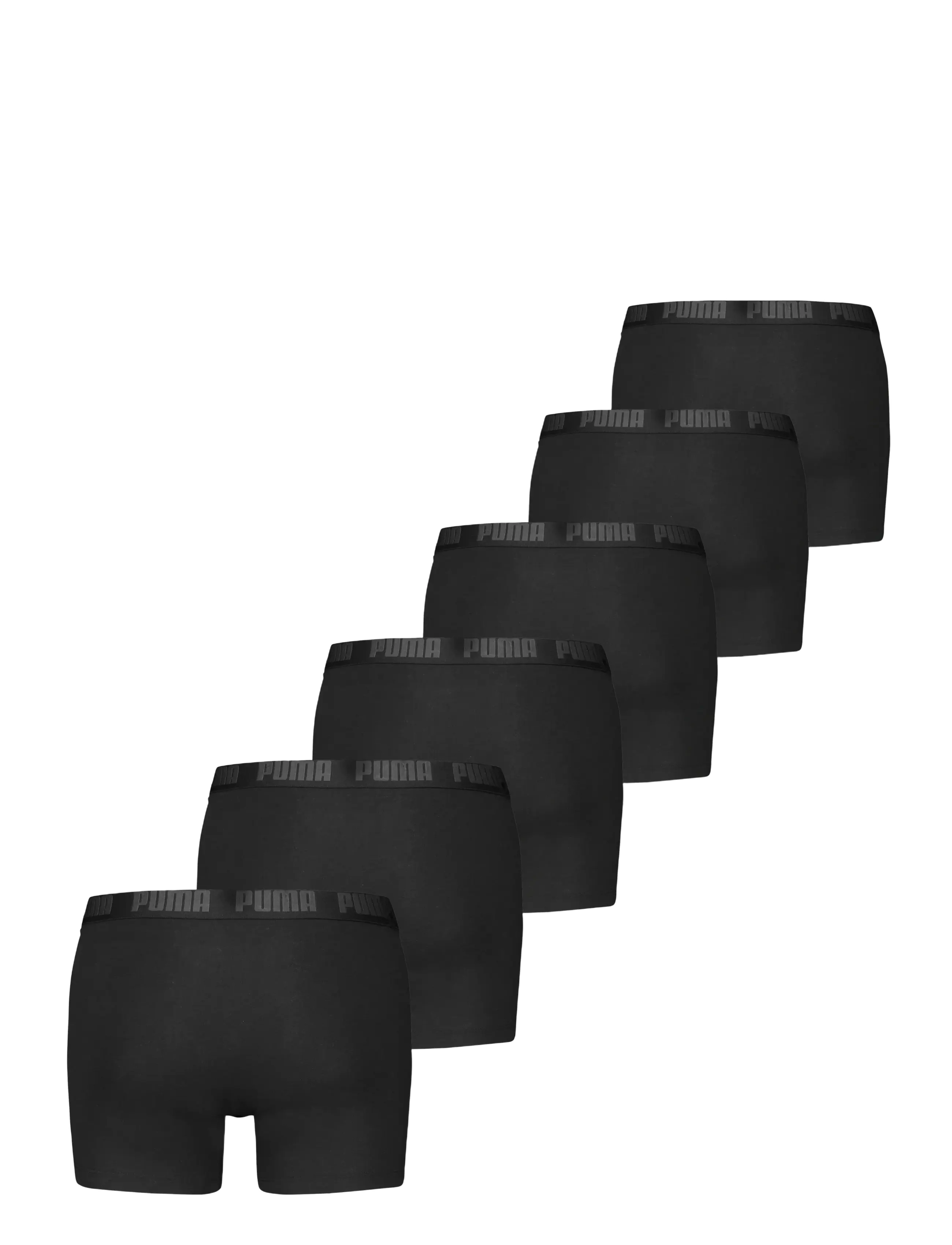 PUMA - PUMA MEN EVERYDAY BOXER 6P ECOM - bokserki - black / black - 1
