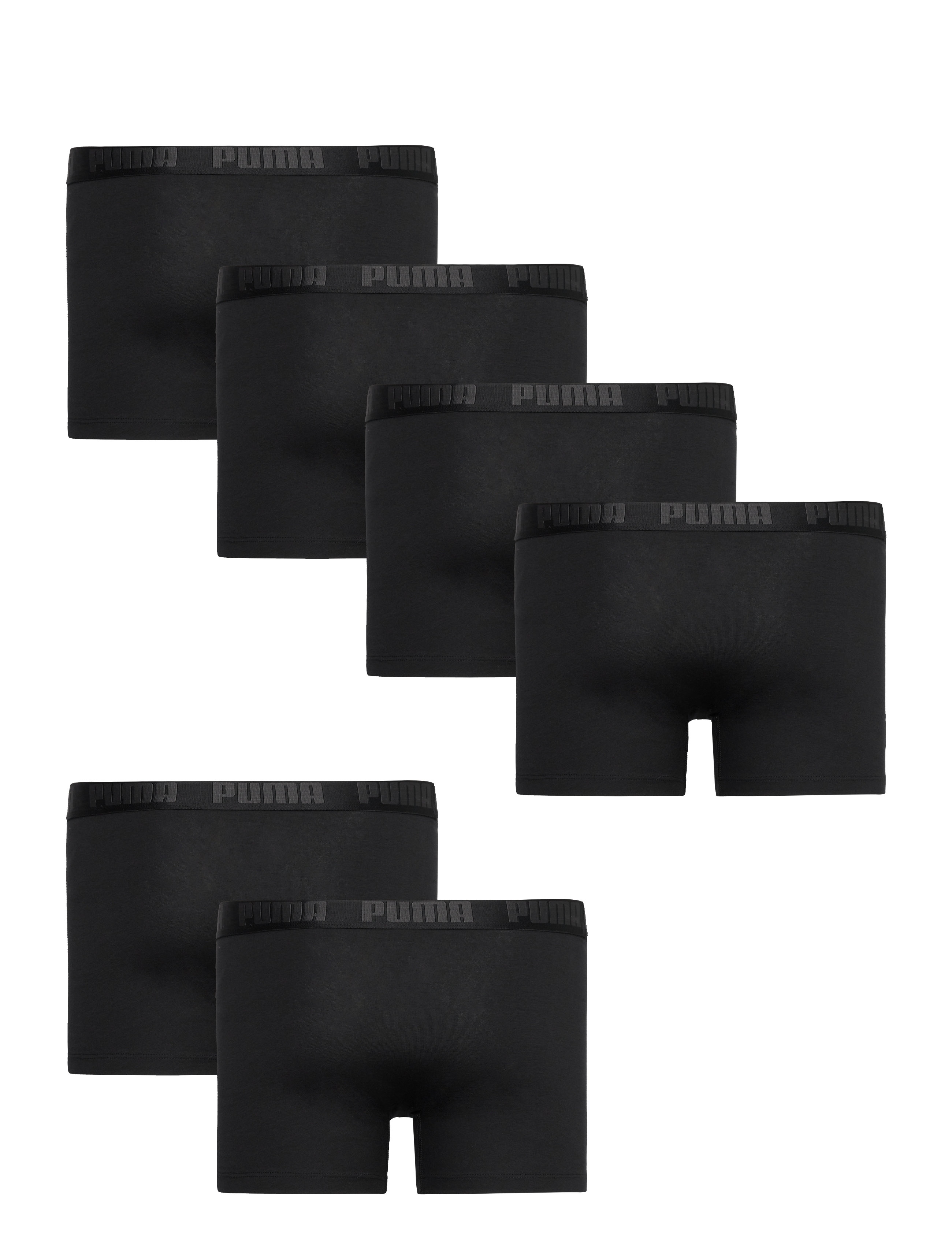 PUMA - PUMA MEN EVERYDAY BOXER 6P ECOM - Šortukai - black / black - 1