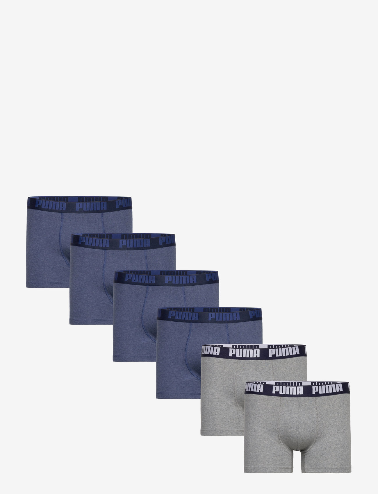 PUMA - PUMA MEN EVERYDAY BOXER 6P ECOM - boxer briefs - denim combo - 0
