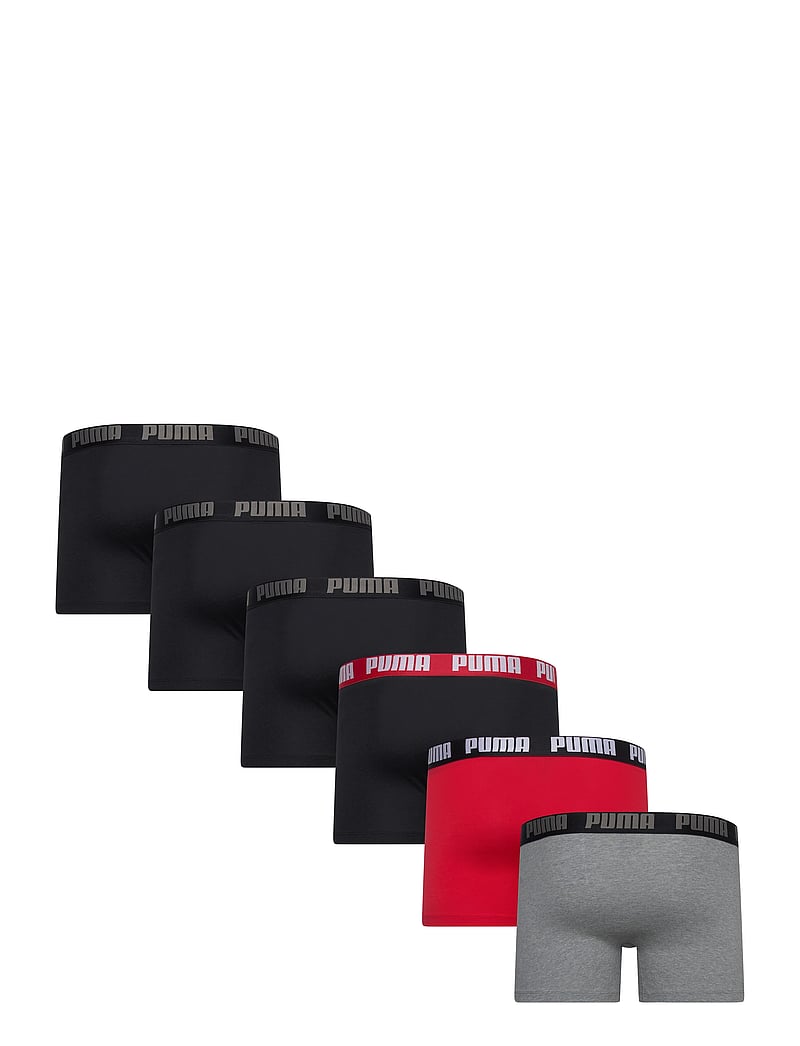 PUMA - PUMA MEN EVERYDAY BOXER 6P ECOM - trunks - grey/red/black - 1