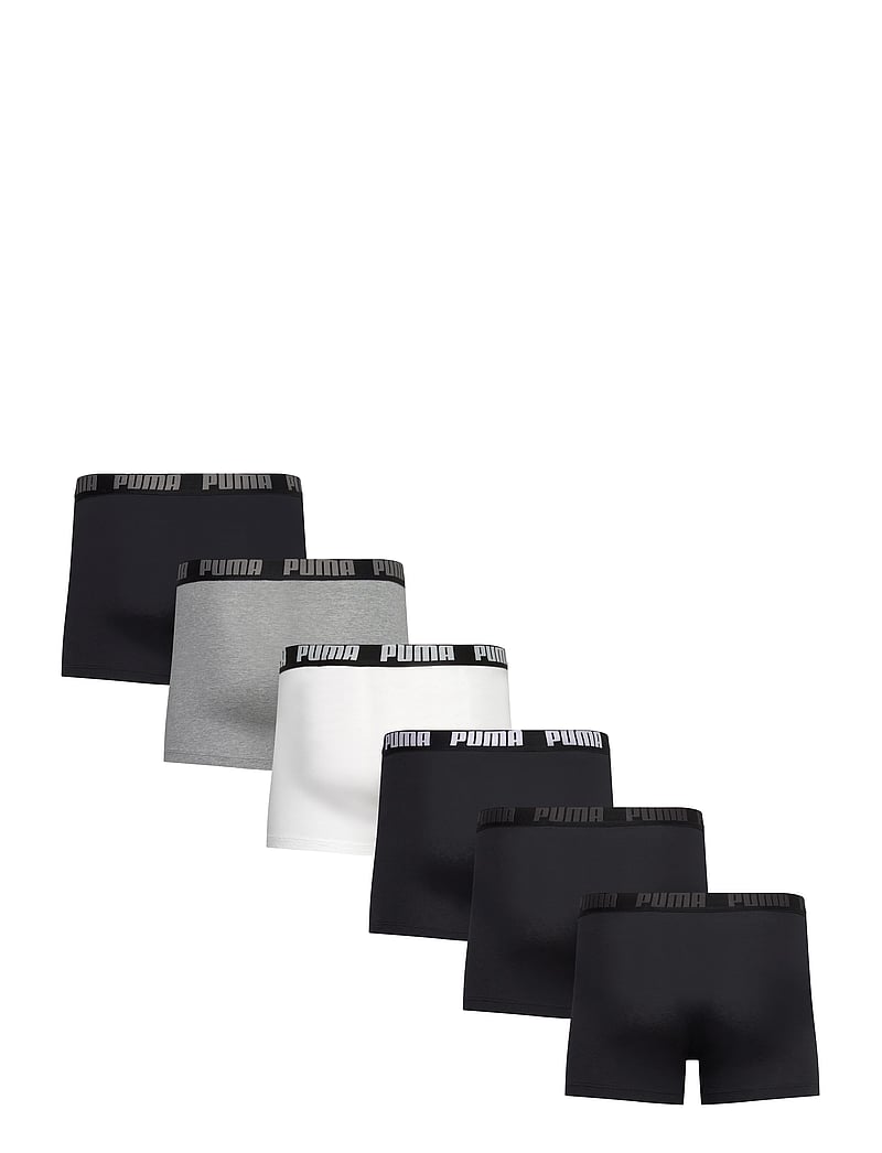 PUMA - PUMA MEN EVERYDAY BOXER 6P ECOM - trunks - white / grey / black - 1