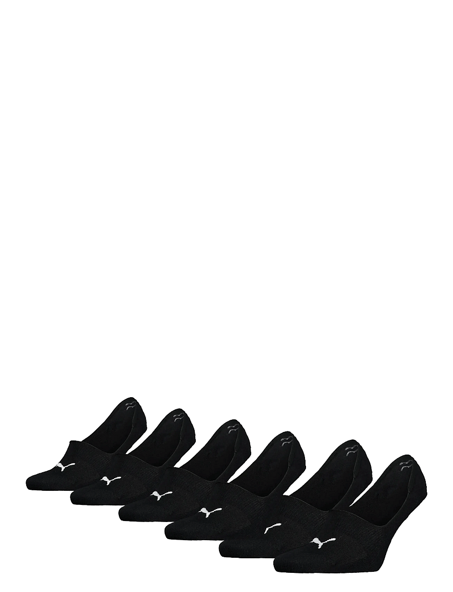 PUMA - PUMA UNISEX FOOTIE 6P ECOM - strümpfe - black - 0