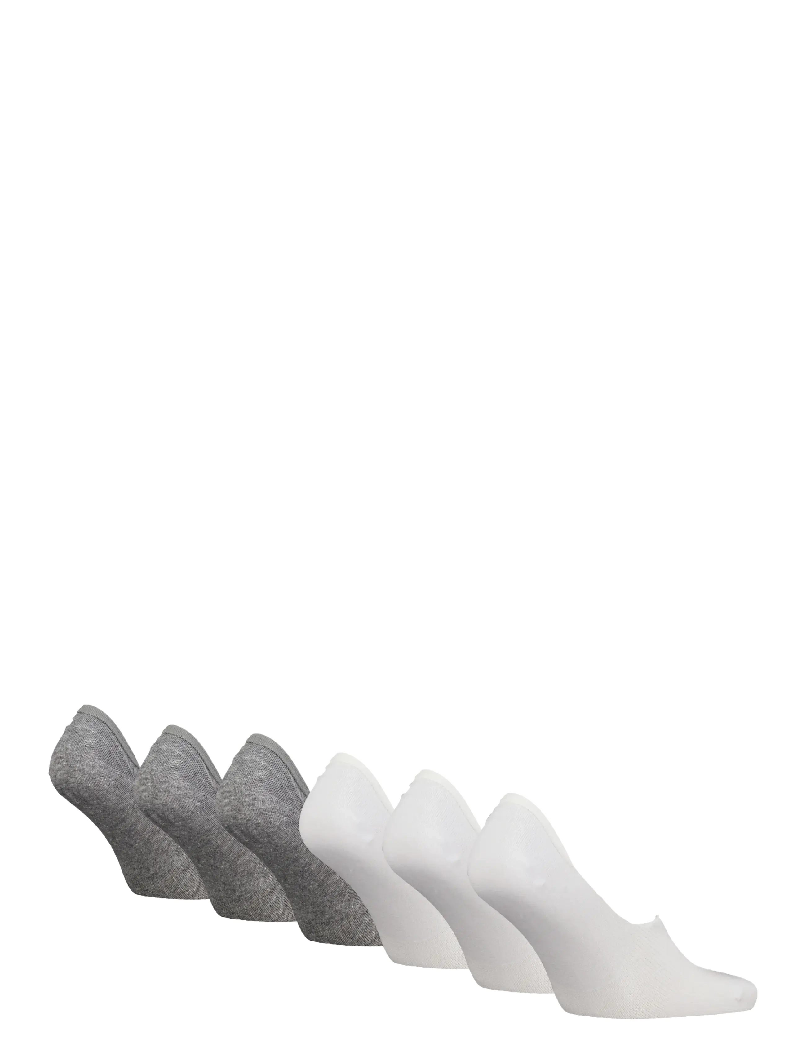 PUMA - PUMA UNISEX FOOTIE 6P ECOM - undertøj og sokker - white / grey - 1