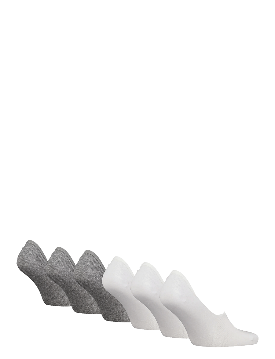 PUMA - PUMA UNISEX FOOTIE 6P ECOM - undertøj og sokker - white / grey - 1