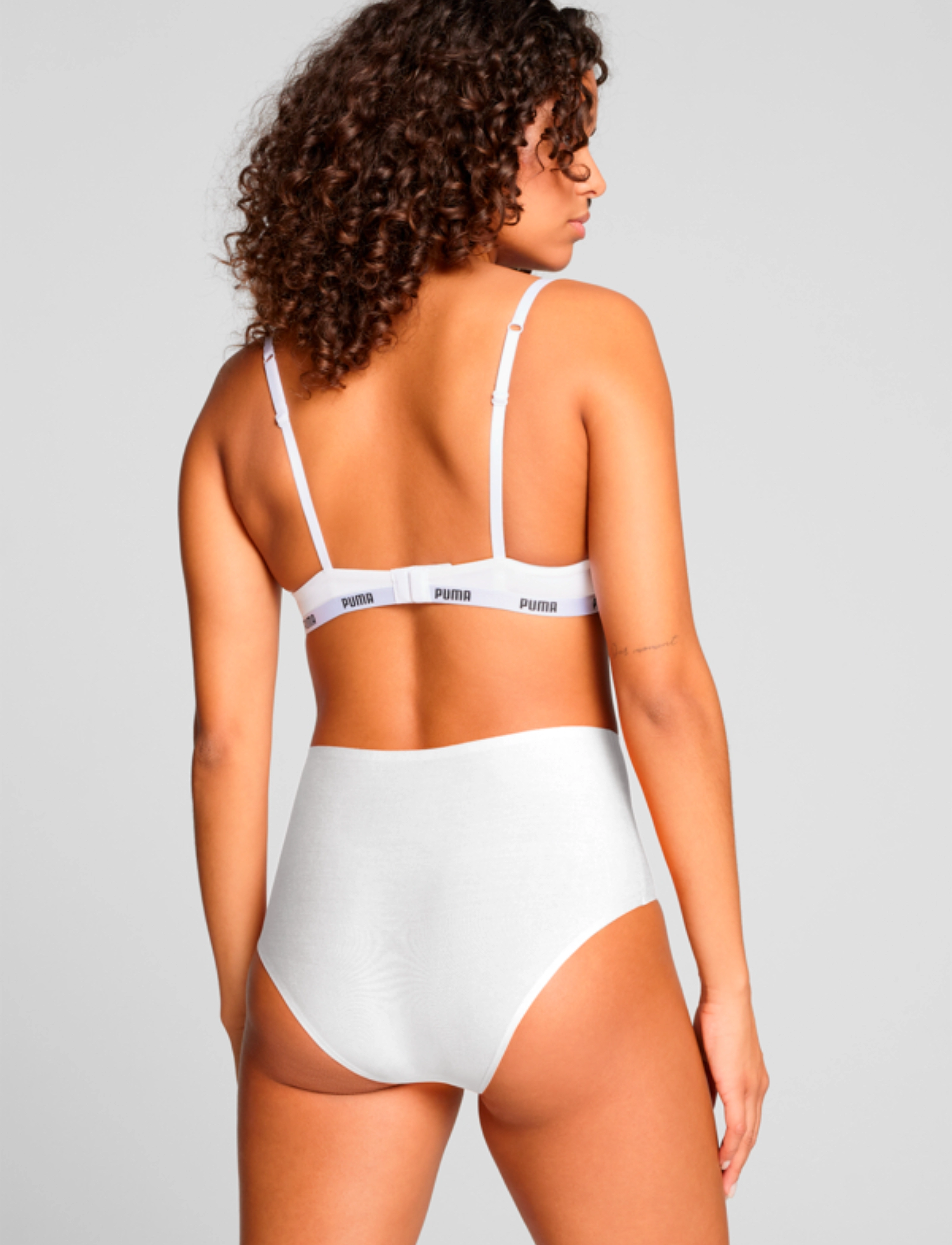 PUMA - PUMA WOMEN ONE SIZE HIPSTER 2P HANG - briefs - white - 2