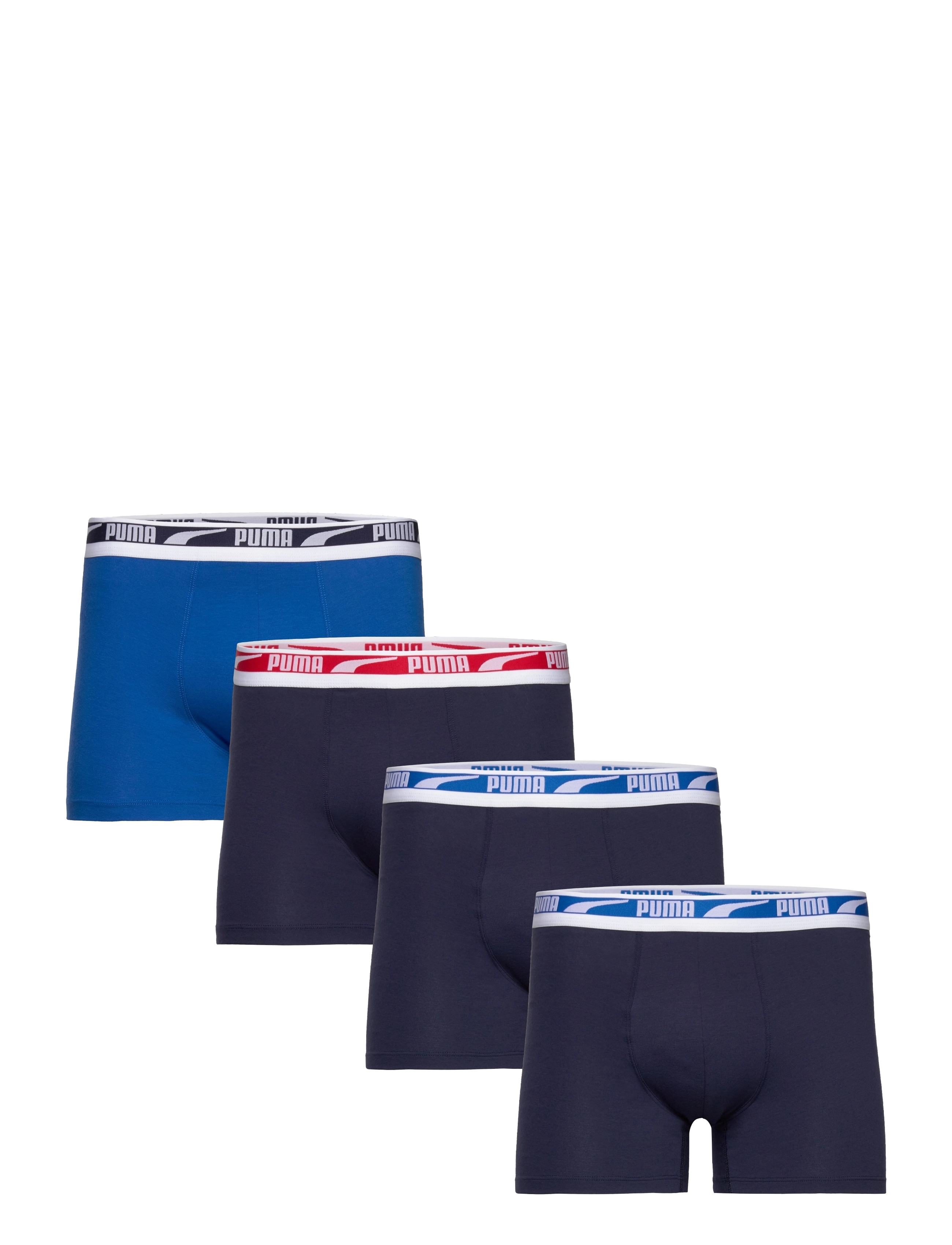 PUMA PUMA MEN EVERYDAY DUO LOGO BOXER 4P - Underwear - BLUE COMBO / blue