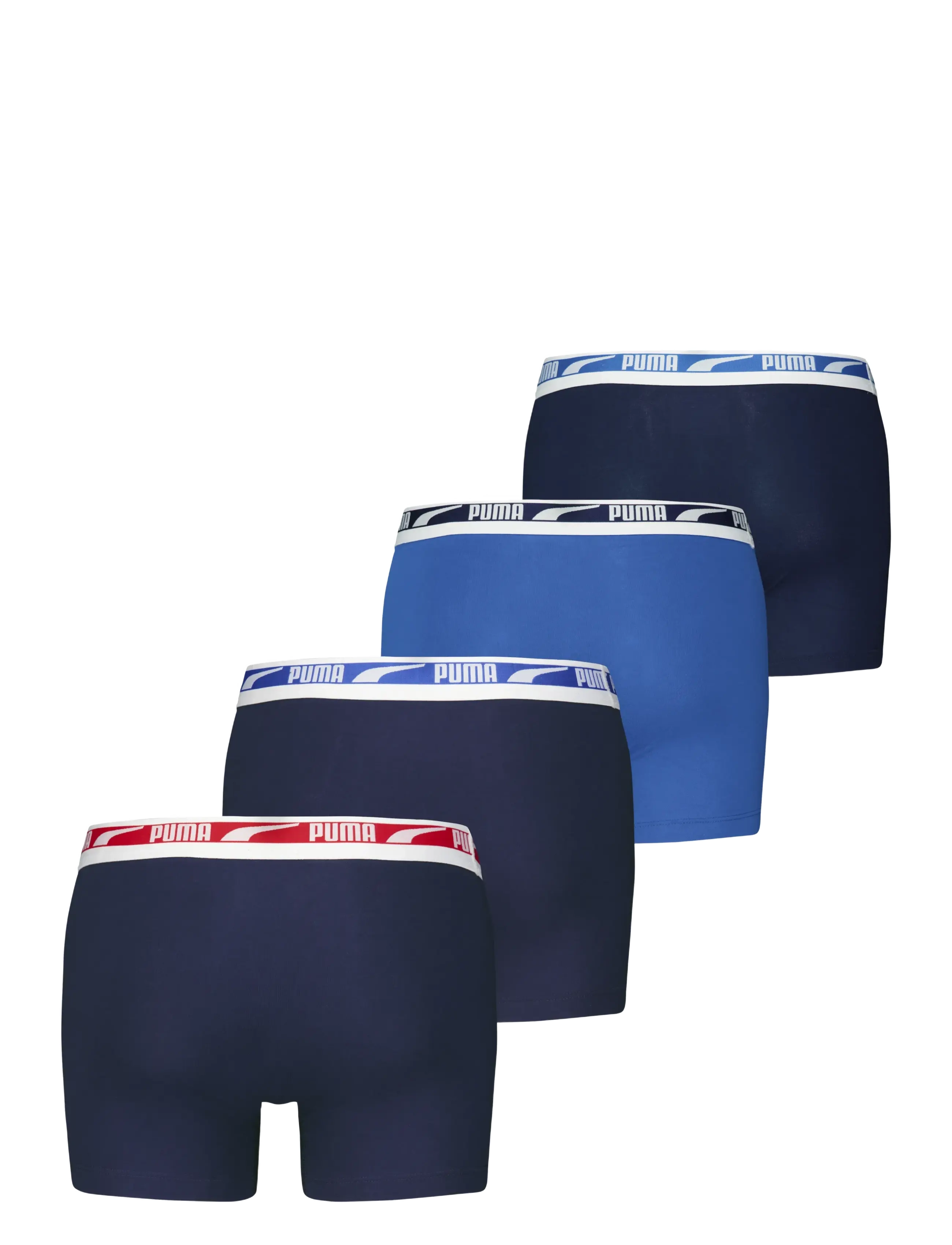 PUMA - PUMA MEN EVERYDAY DUO LOGO BOXER 4P - boxers - blue combo - 1