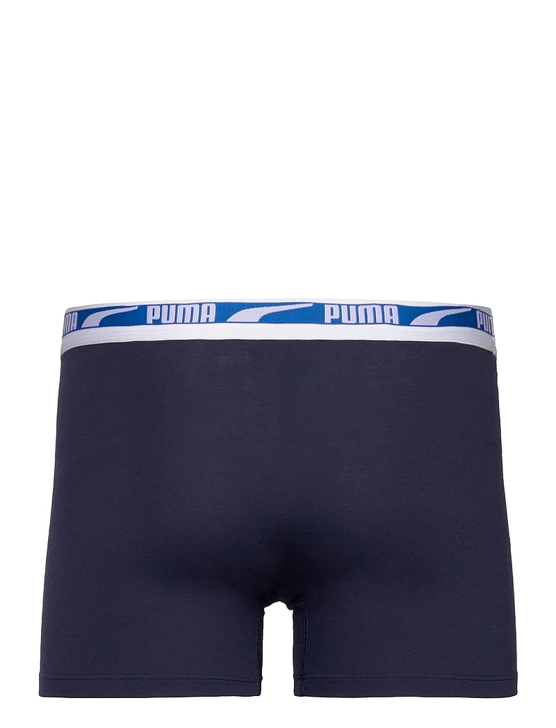 PUMA - PUMA MEN EVERYDAY DUO LOGO BOXER 4P - trunks - blue combo - 2