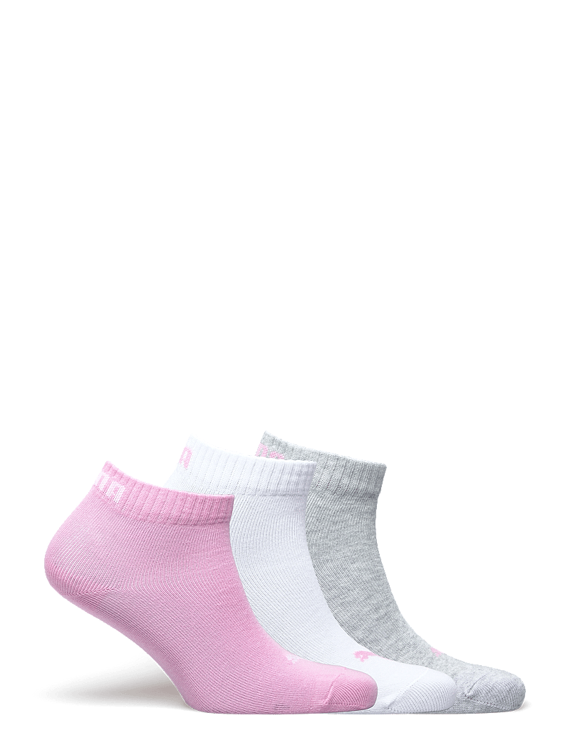 PUMA - PUMA UNISEX QUARTER PLAIN 3P - träningsstrumpor - prism pink - 1
