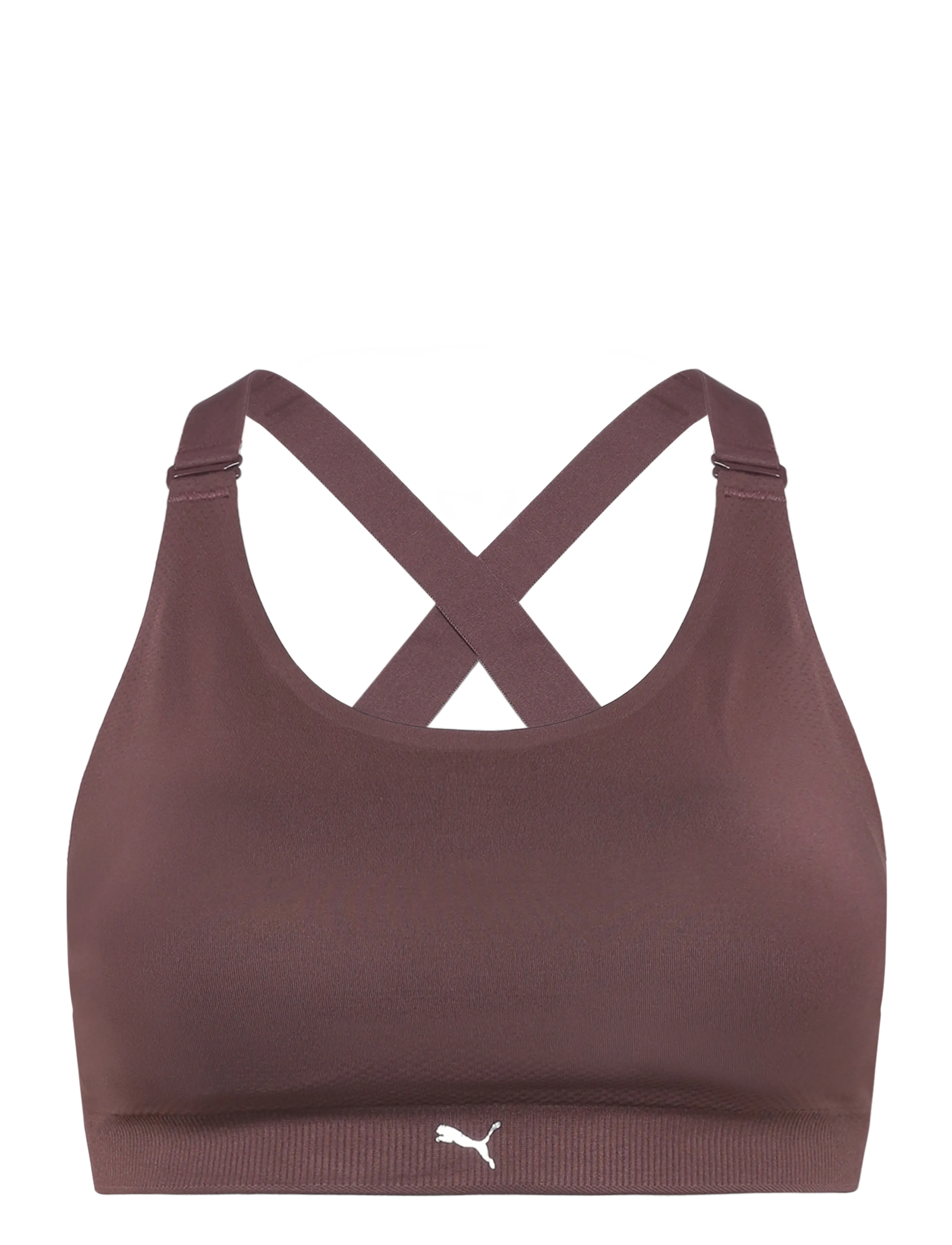 PUMA PUMA WOMEN 3D KNIT SPORT TOP 1P - PUMA Underwear - RICH COCOA / brown