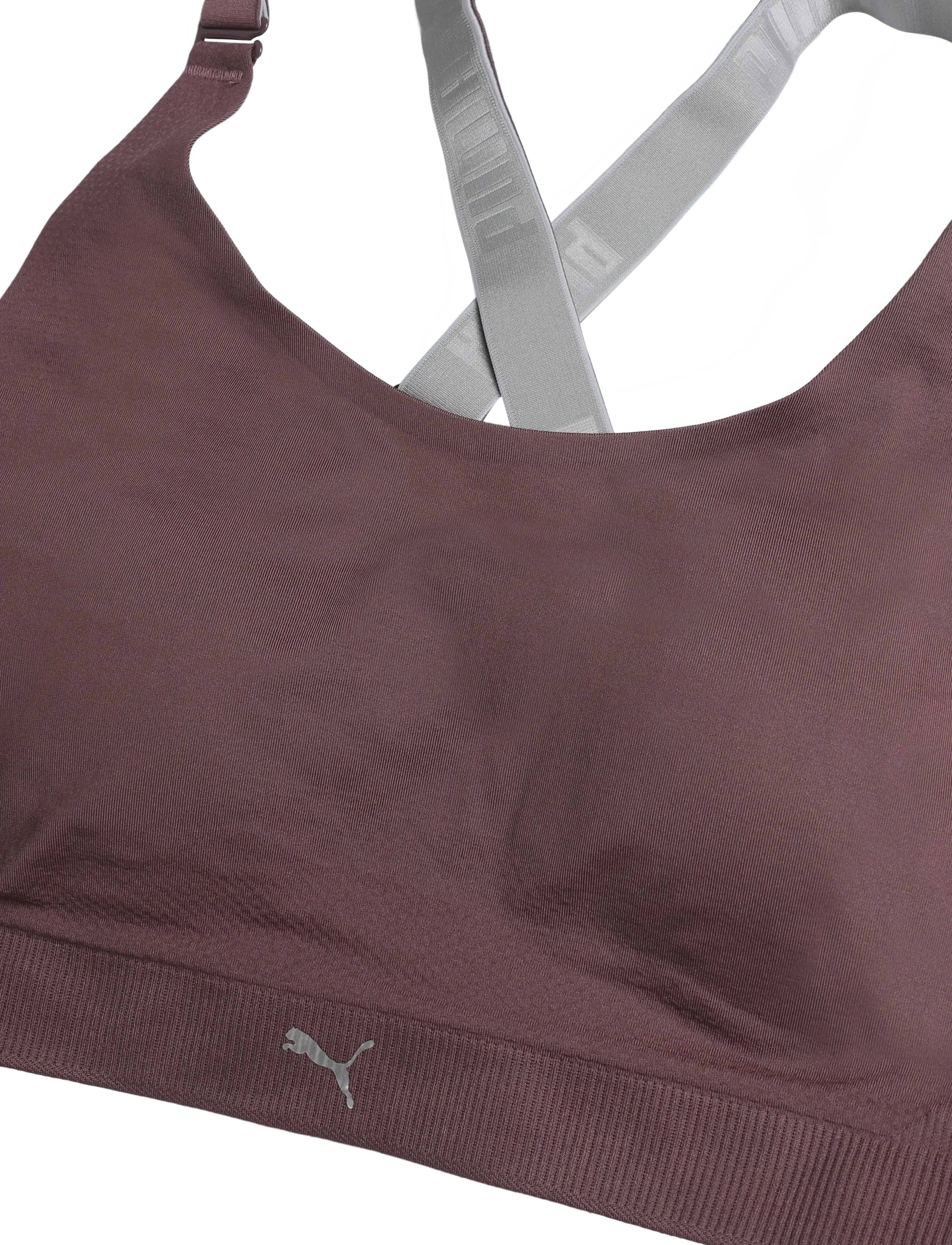 PUMA - PUMA WOMEN 3D KNIT SPORT TOP 1P - rich cocoa - 2