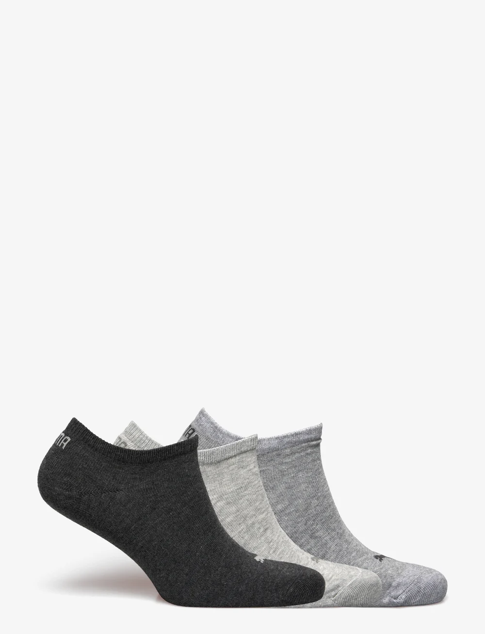 PUMA - PUMA UNISEX SNEAKER PLAIN 3P - träningsstrumpor - anthraci/l mel grey/m mel grey - 1