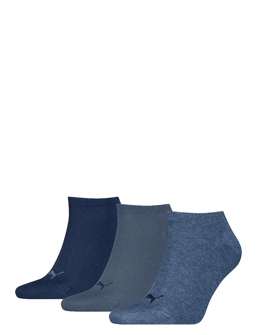 PUMA - PUMA UNISEX SNEAKER PLAIN 3P - strümpfe - denim blue - 0