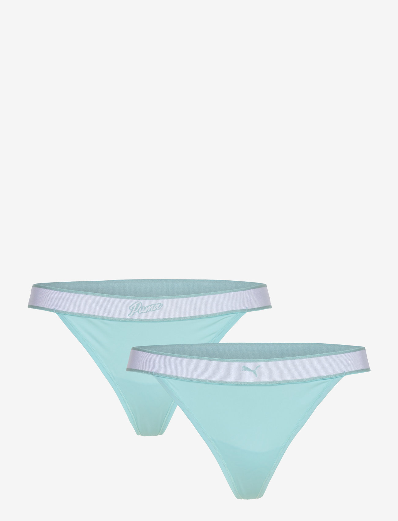 PUMA - PUMA WOMEN TANGA STRING 2P PACK - unterwäsche - mint - 0