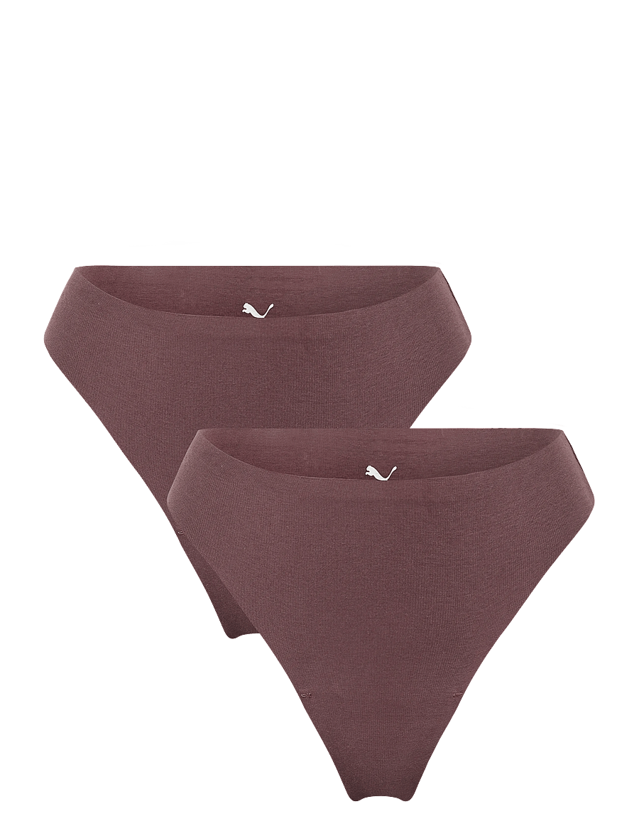 PUMA - PUMA WOMEN INVISIBLE COTTON STRINGS - underkläder och strumpor - rich cocoa - 0