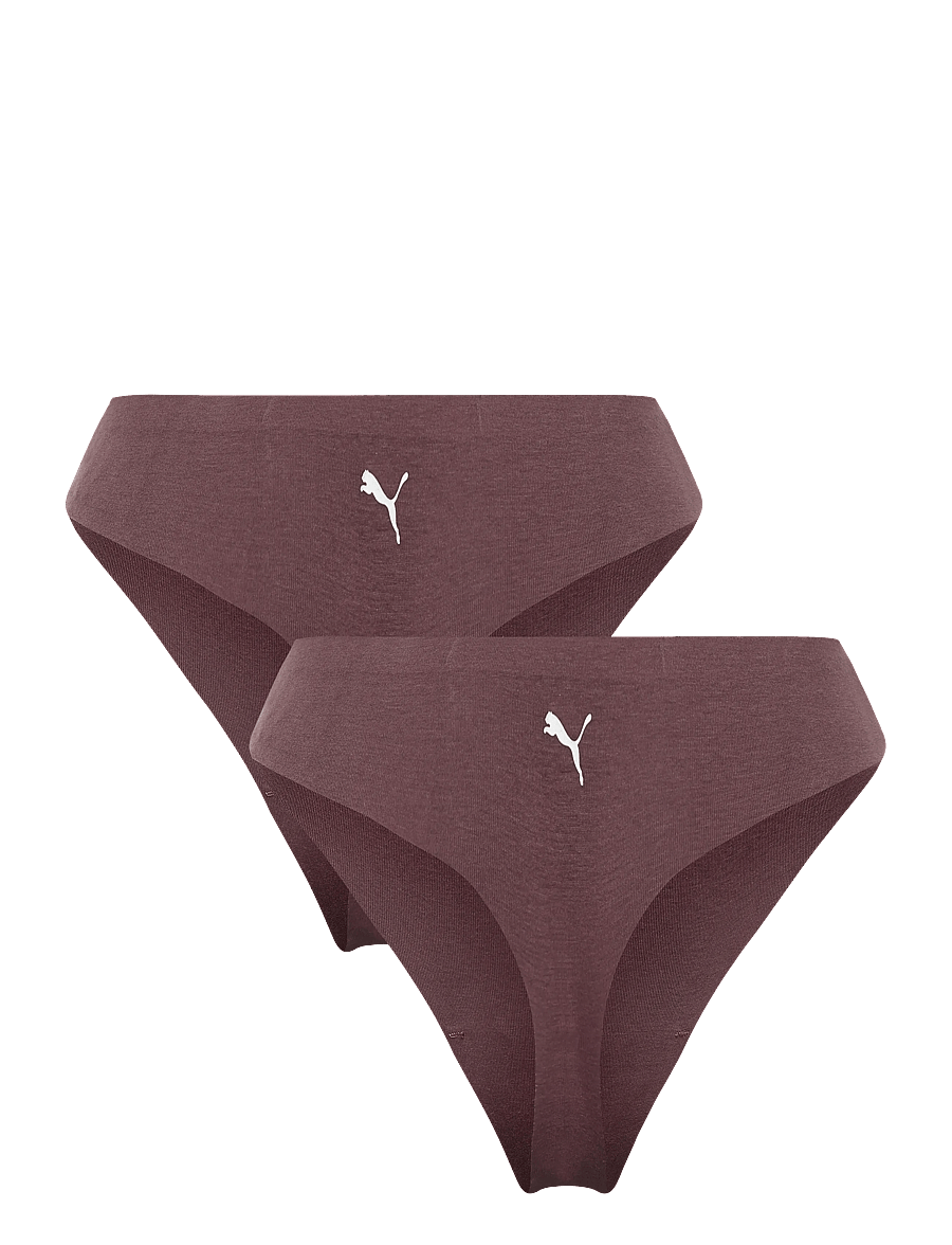 PUMA - PUMA WOMEN INVISIBLE COTTON STRINGS - underkläder och strumpor - rich cocoa - 1