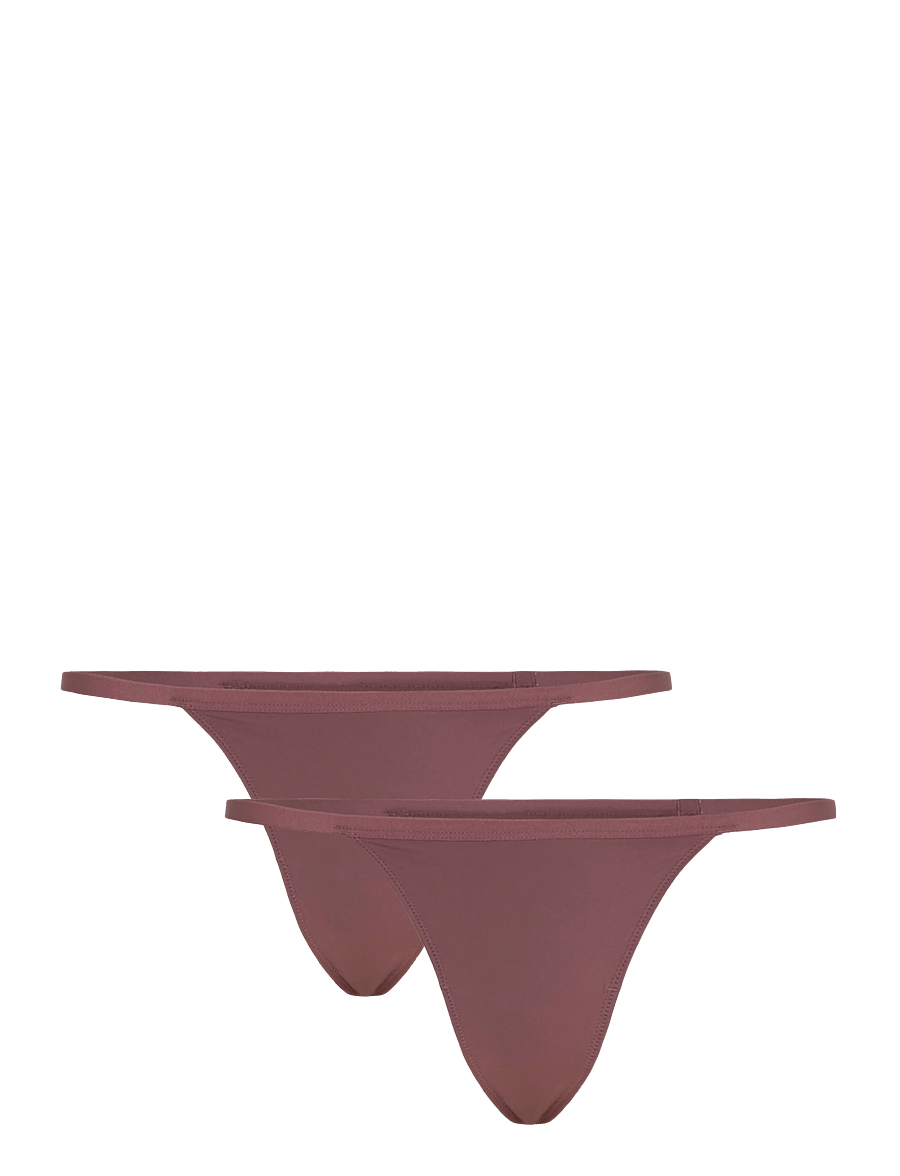 PUMA - PUMA WOMEN MICROFIBER TANGA STRINGS - underkläder och strumpor - rich cocoa - 0