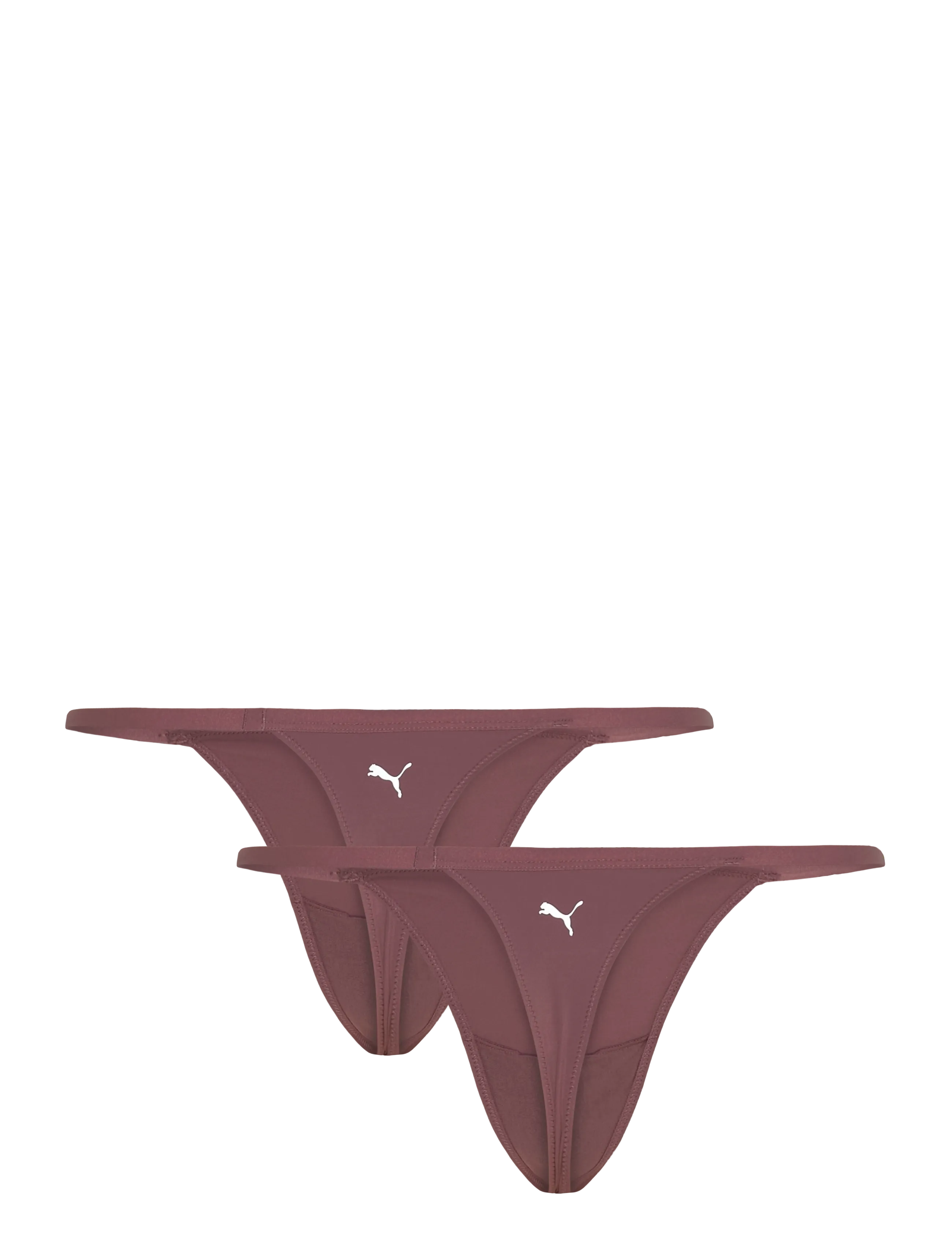 PUMA - PUMA WOMEN MICROFIBER TANGA STRINGS - die niedrigsten preise - rich cocoa - 1