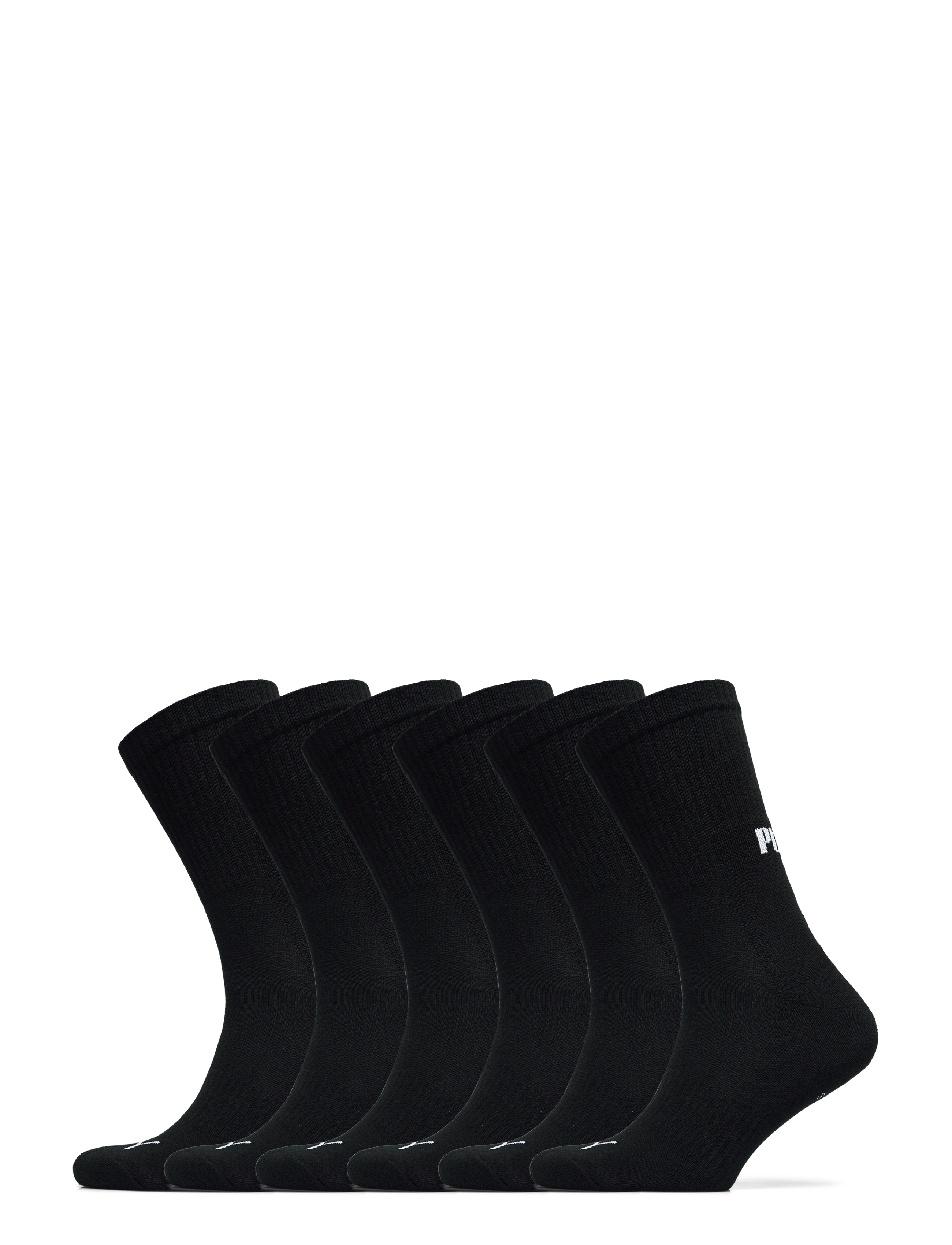 PUMA - PUMA UNISEX CUSHIONED NEXT CREW 6 - sportinės kojinės - black - 1