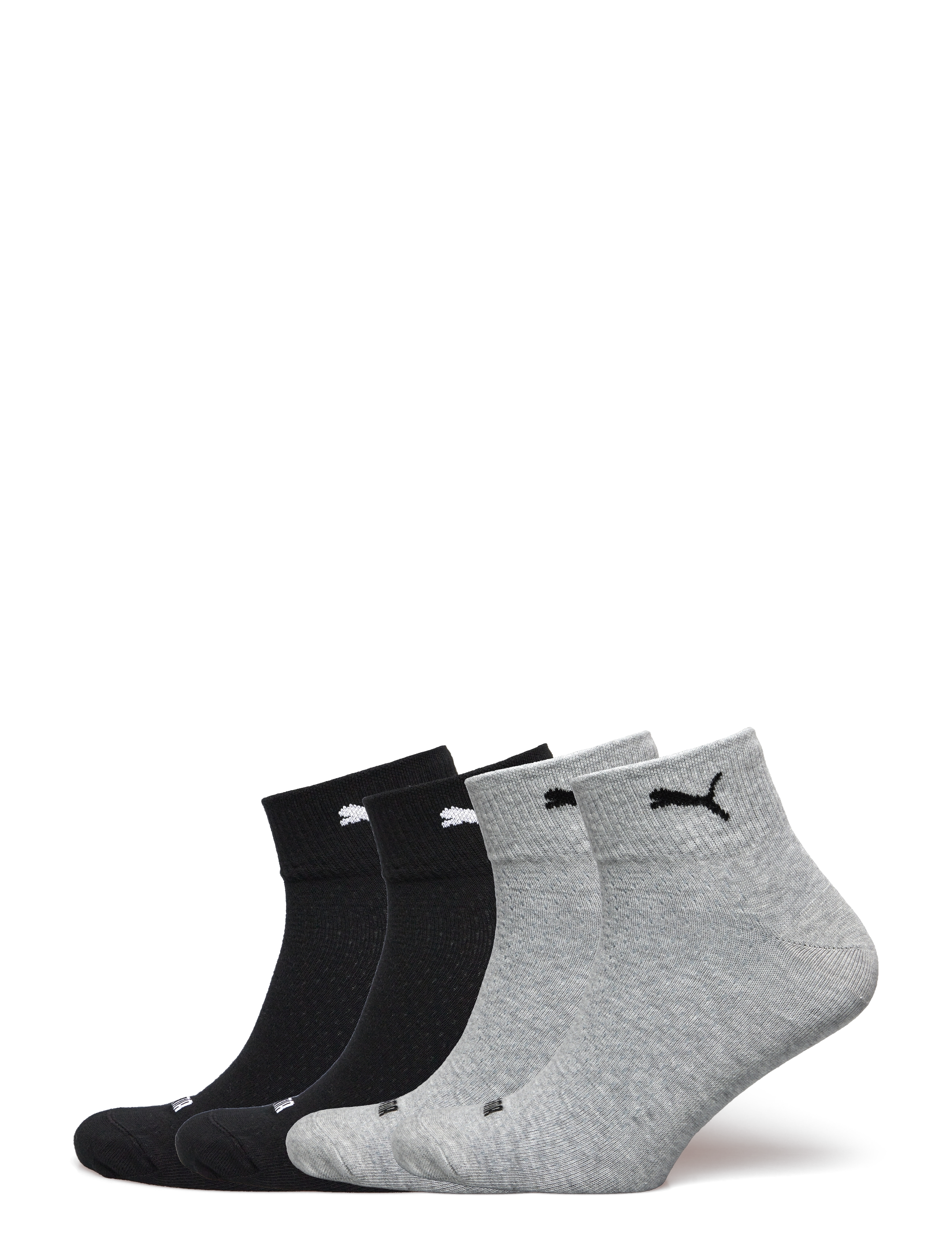 PUMA WOMEN QUARTER 4P ECOM - GREY MELANGE / BLACK