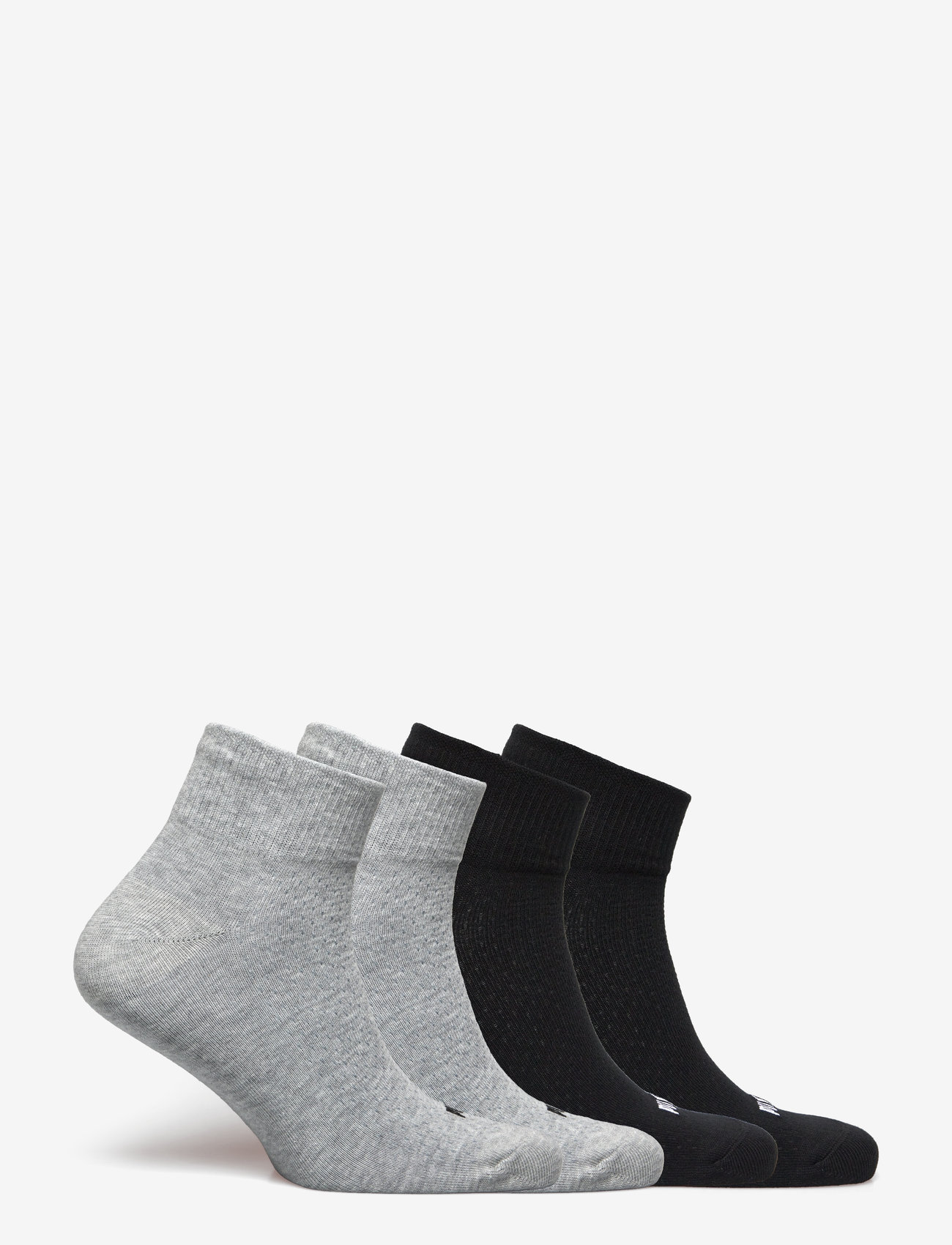 PUMA - PUMA WOMEN QUARTER 4P ECOM - strümpfe - grey melange / black - 1