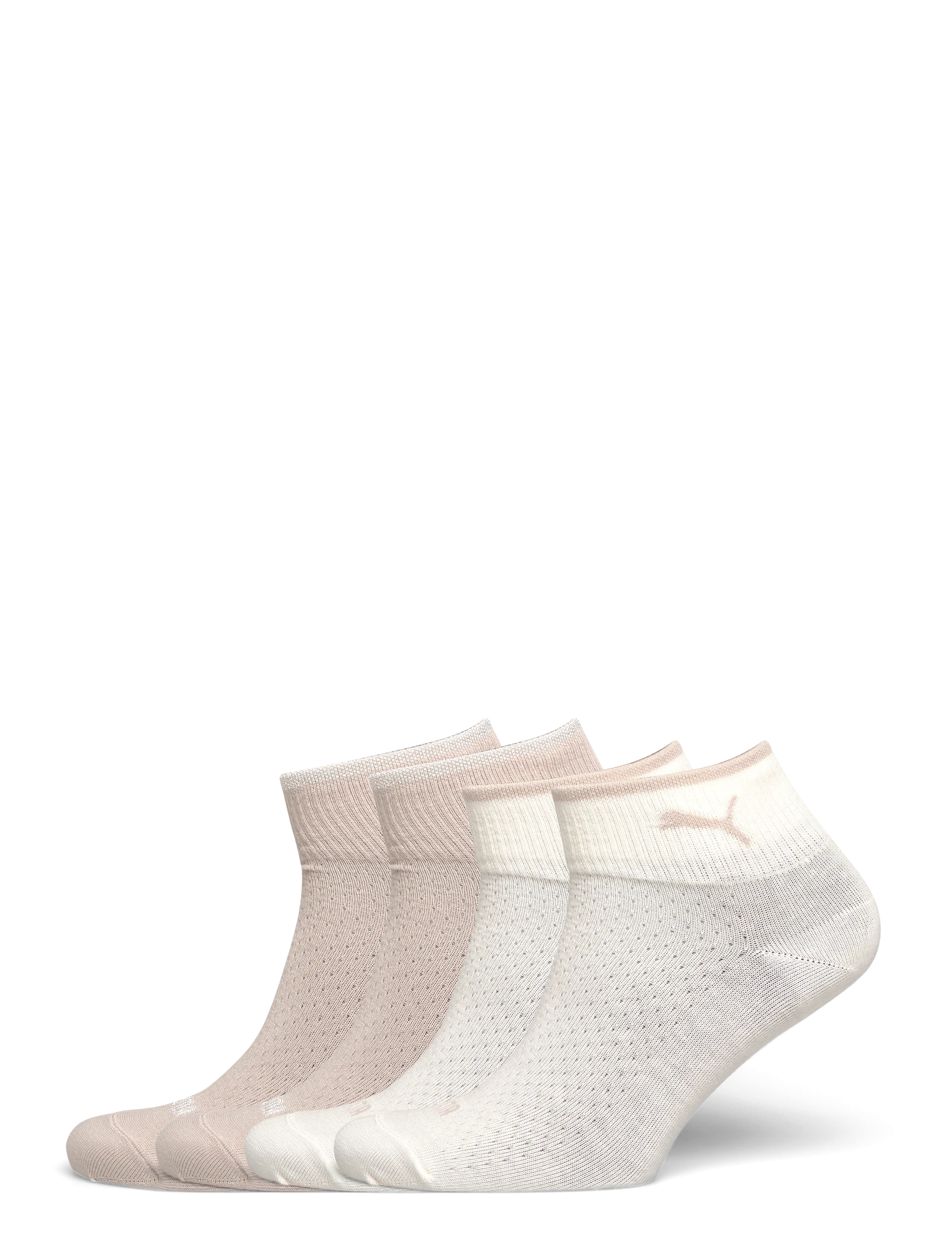 PUMA PUMA WOMEN QUARTER 4P ECOM - PUMA - SILVER FOG / WARM WHITE / pink/rose