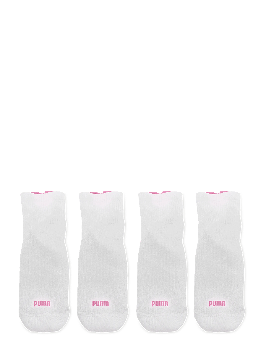 PUMA - PUMA WOMEN HEART LOGO SHORT CREW 4P ECOM - underkläder och strumpor - white / pink - 1