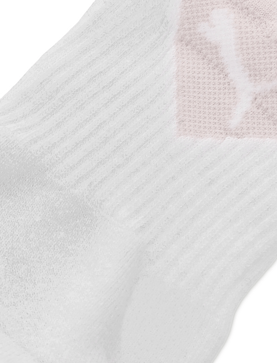 PUMA - PUMA WOMEN HEART LOGO SHORT CREW 4P ECOM - underkläder och strumpor - white / pink - 2