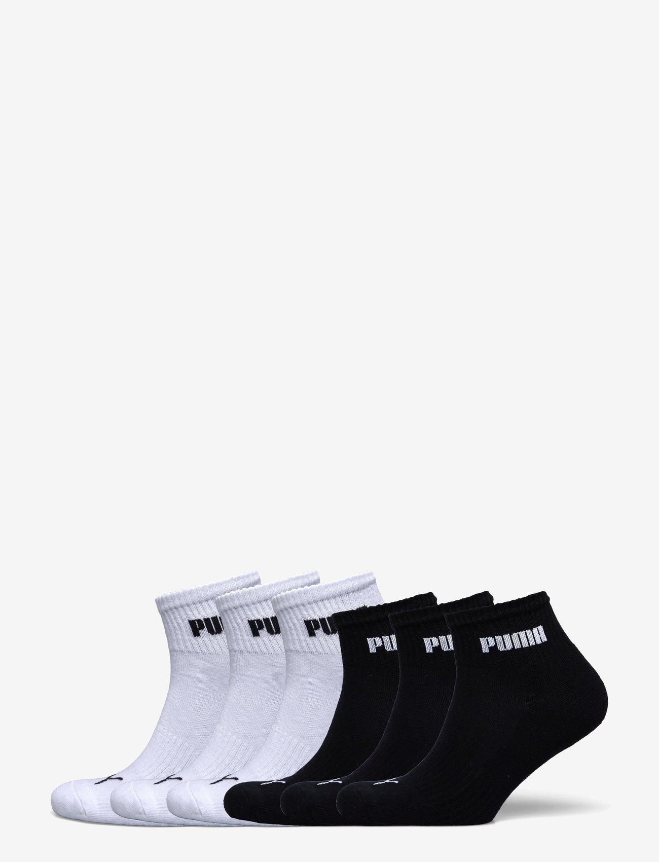 PUMA - PUMA UNISEX CUSH NEXT QUARTER 6P ECOM - träningsstrumpor - black / white - 1