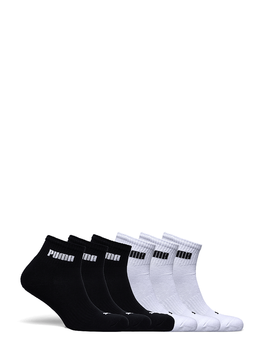 PUMA - PUMA UNISEX CUSH NEXT QUARTER 6P ECOM - sporta zeķes - black / white - 0
