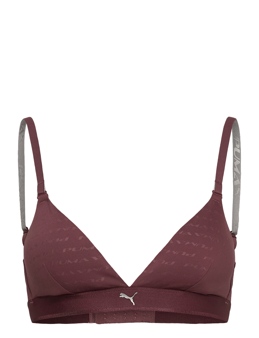 PUMA - PUMA WOMEN EMBOSSED LOGO TRIANGLE TOP 1P - rich cocoa - 0