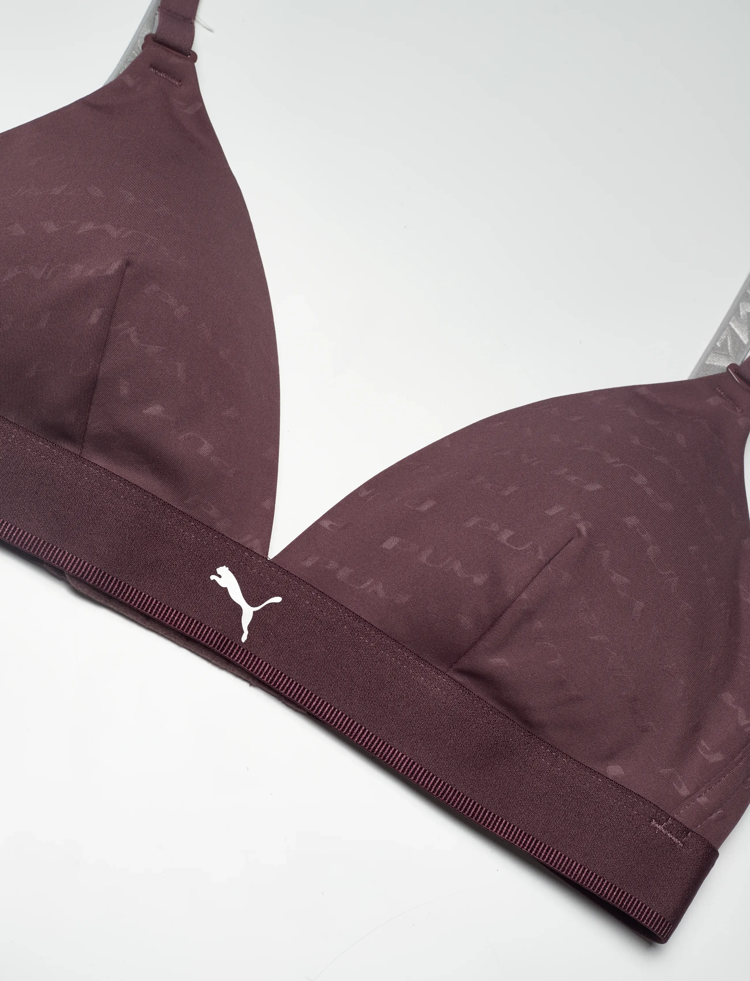 PUMA - PUMA WOMEN EMBOSSED LOGO TRIANGLE TOP 1P - rich cocoa - 3