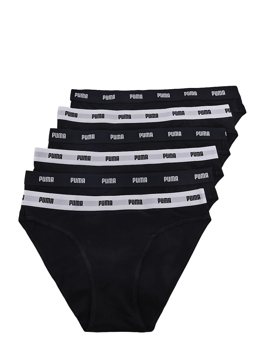 PUMA - PUMA WOMEN COTTON BRIEFS 6P ECOM - underkläder och strumpor - black - 2