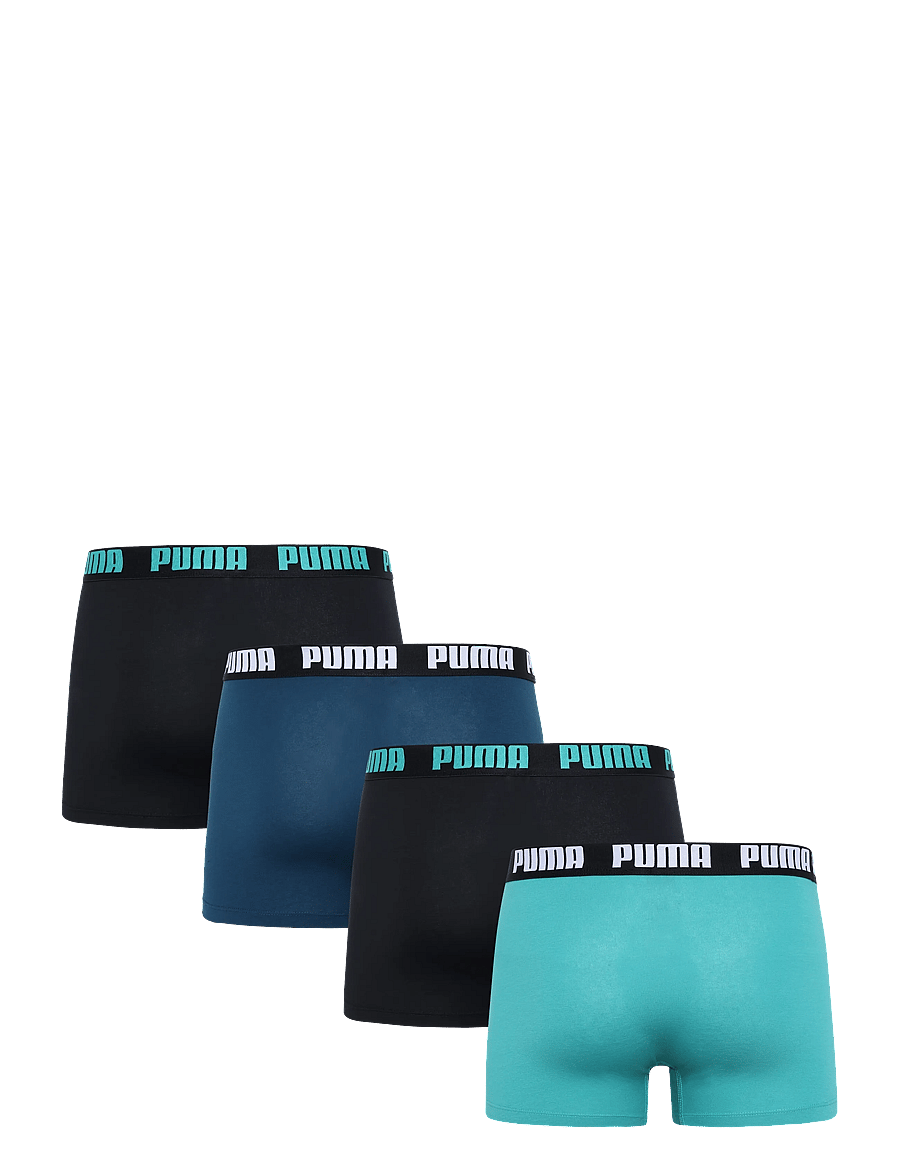 PUMA - PUMA MEN EVERYDAY BASIC BOXER 4P ECOM - boxershorts - mint / petrol / black - 1