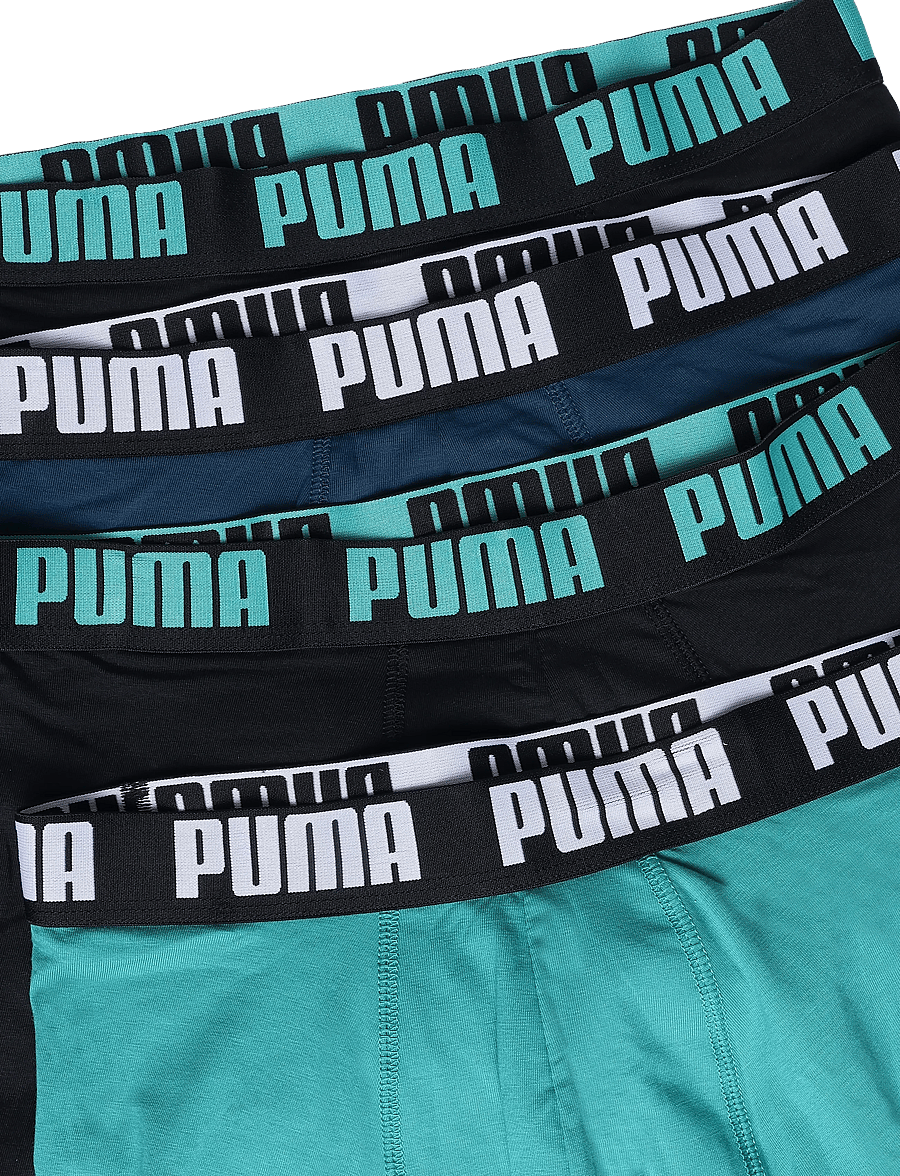 PUMA - PUMA MEN EVERYDAY BASIC BOXER 4P ECOM - boxershorts - mint / petrol / black - 2