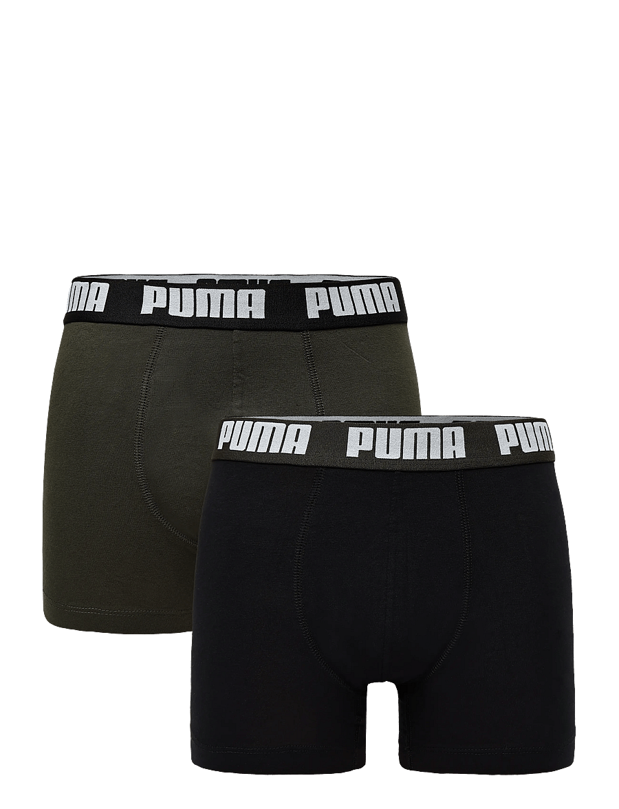 PUMA - PUMA MEN EVERYDAY BASIC BOXERS 2P - boxershorts - forest night - 0